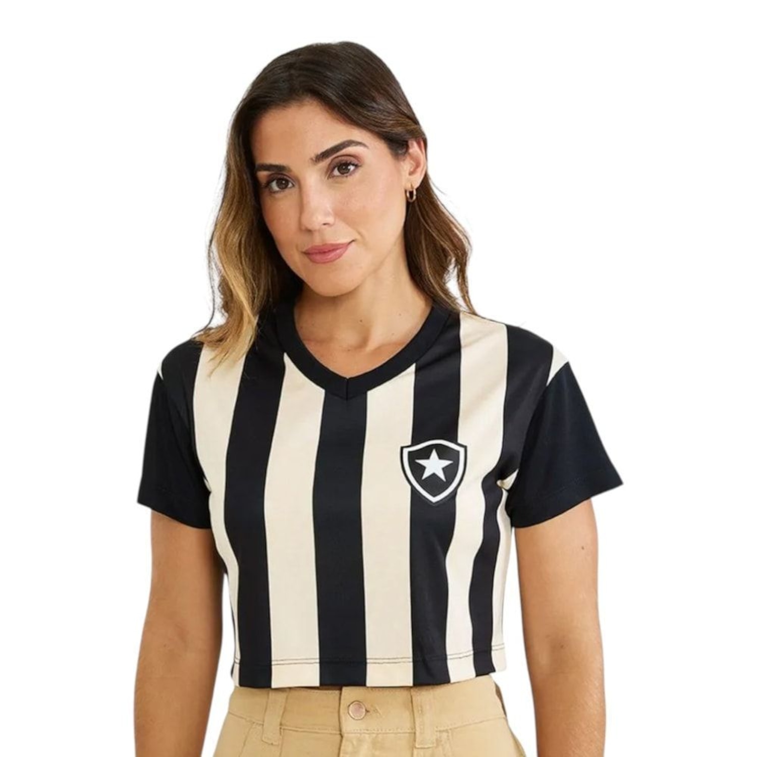 Cropped Braziline Botafogo Movimentar Feminino - Foto 1