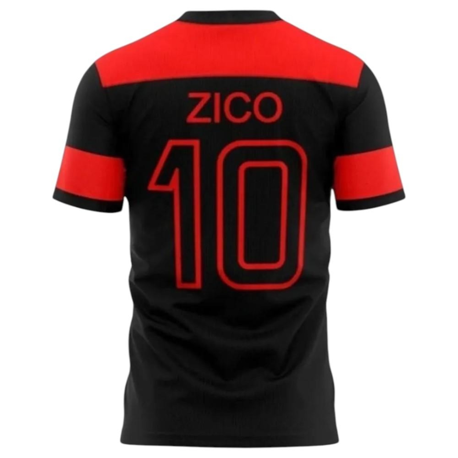 Camisa do Flamengo Zico Retrô Braziline Masculina - Foto 2