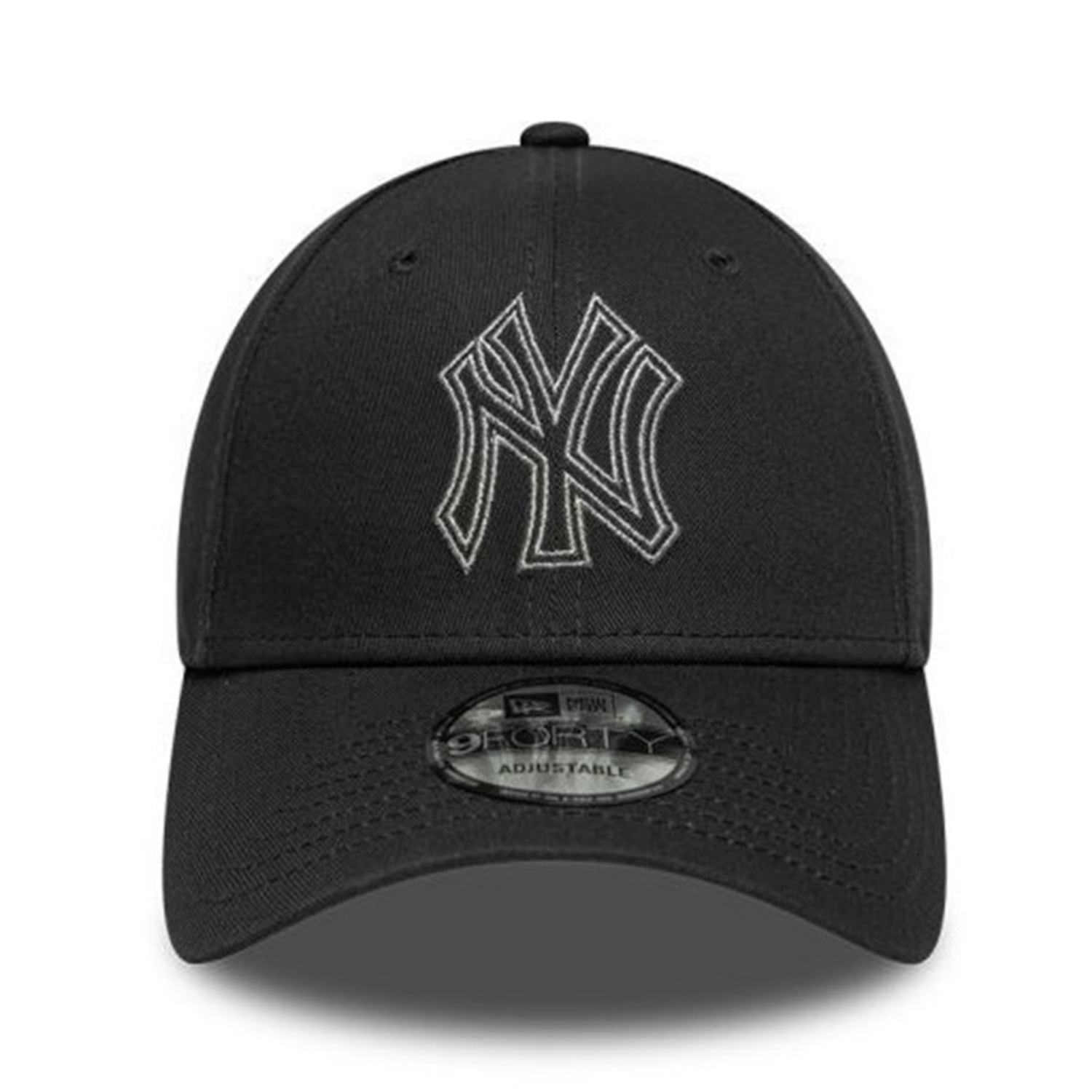 Boné Unissex New Era 9Forty New York Yankees Metallic Outline - Aba Curva - Foto 2