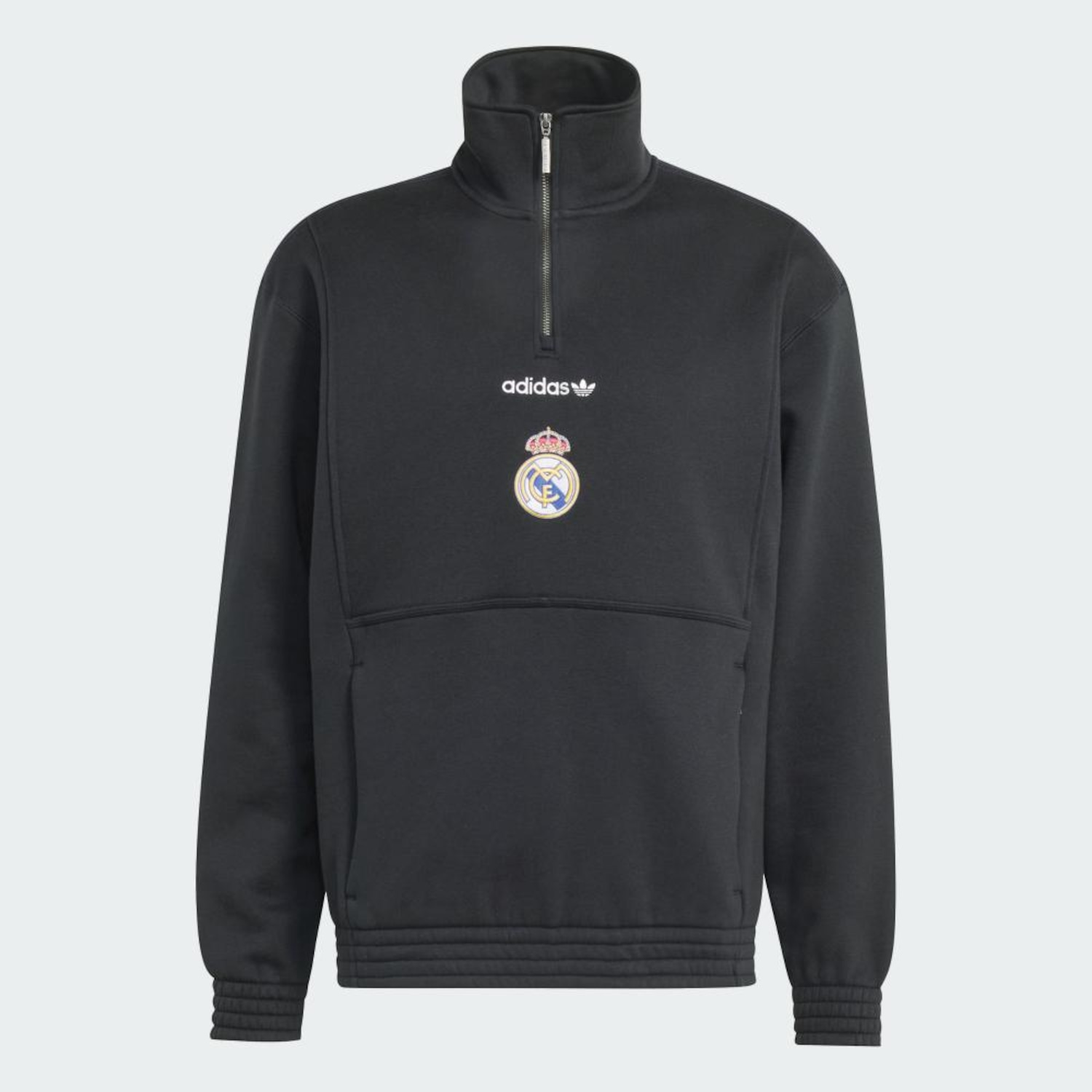 Blusão Real Madrid adidas com Zíper EQT HZIP Masculino - Foto 2