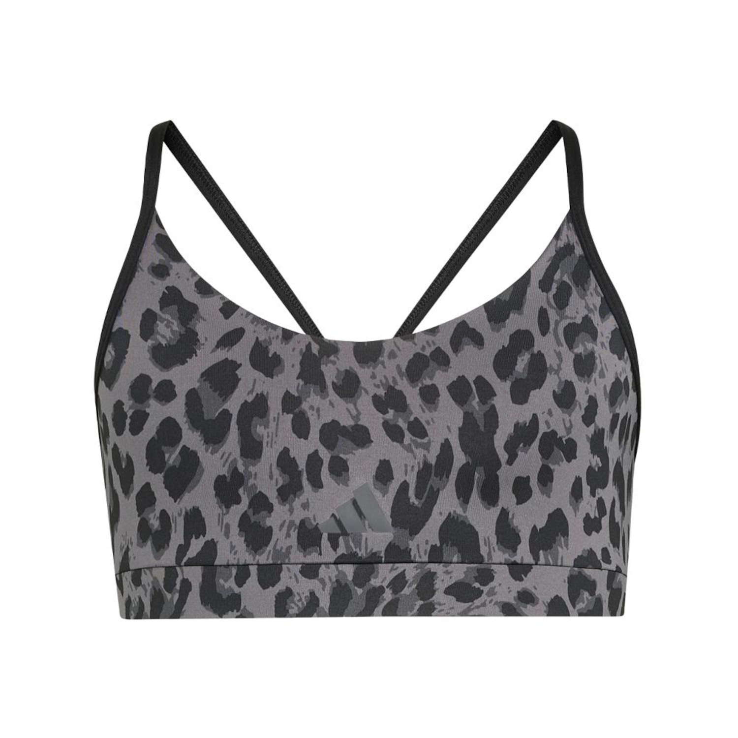 Top Esportivo adidas Animal Print Infantil - Foto 1
