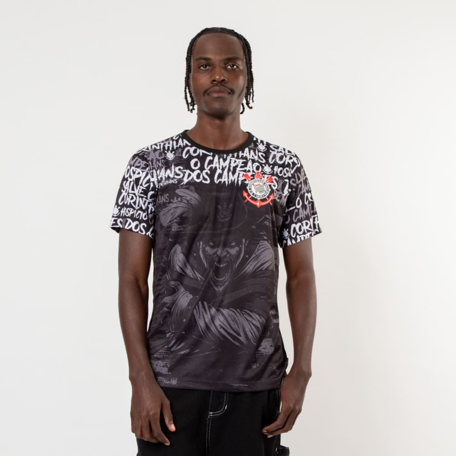 Camisa do Corinthians Surf Center Bem Vindo ao Hospício Masculina - Foto 1