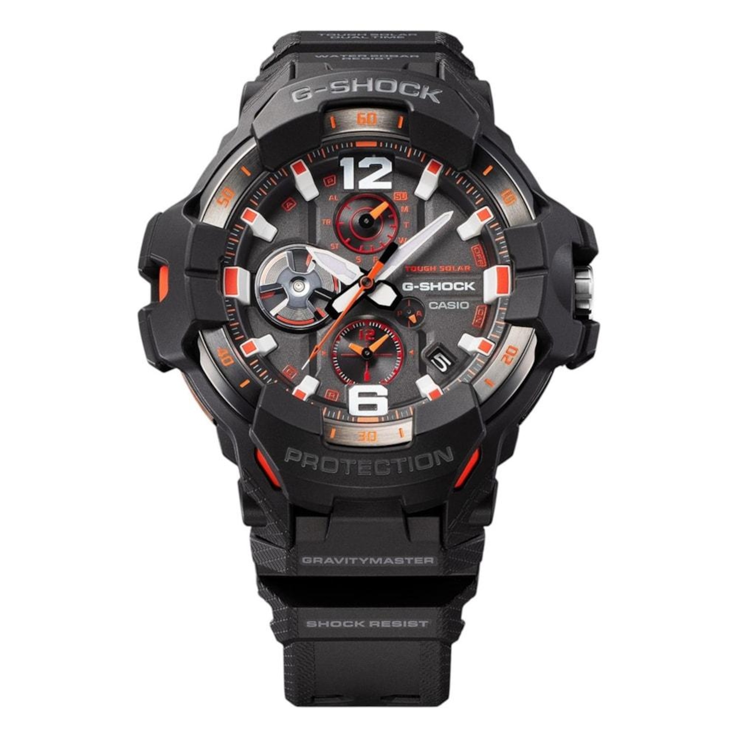 Relógio Casio G-SHOCK Gravity Master GR-B300-1A4DR Carbon Solar - Foto 2