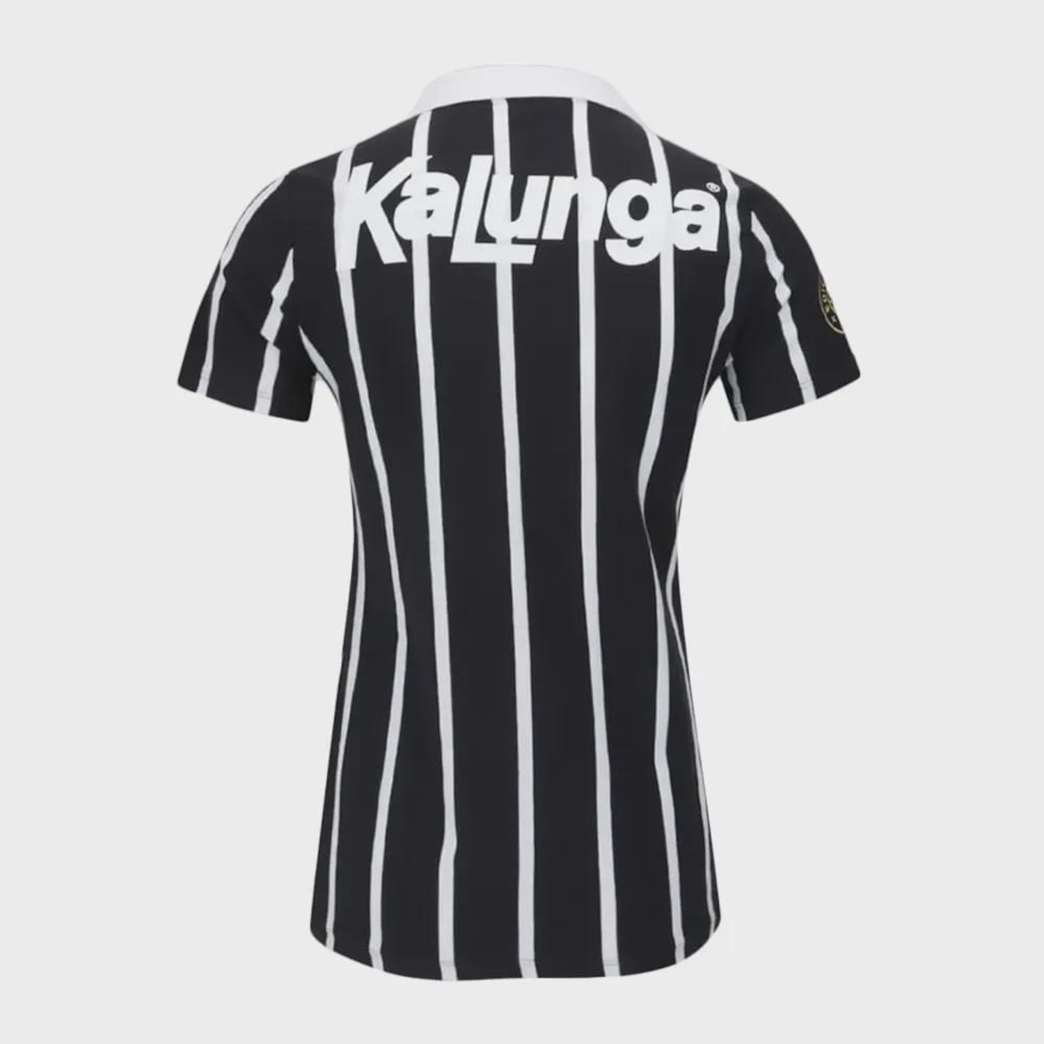 Camisa Polo Corinthians Coimbra Retrô Kalunga Feminina - Foto 2
