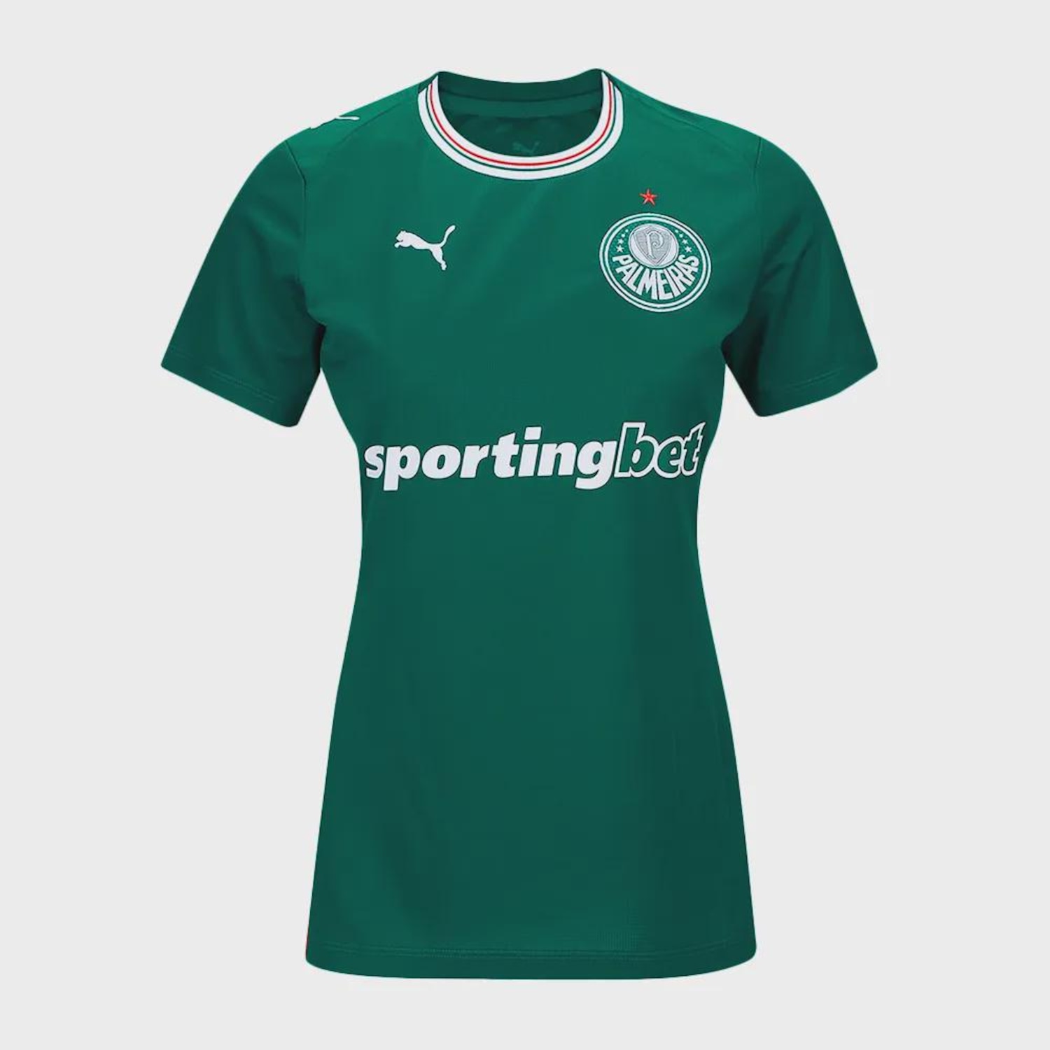 Camisa Puma Palmeiras I 2026 Torcedora Feminina - Foto 1