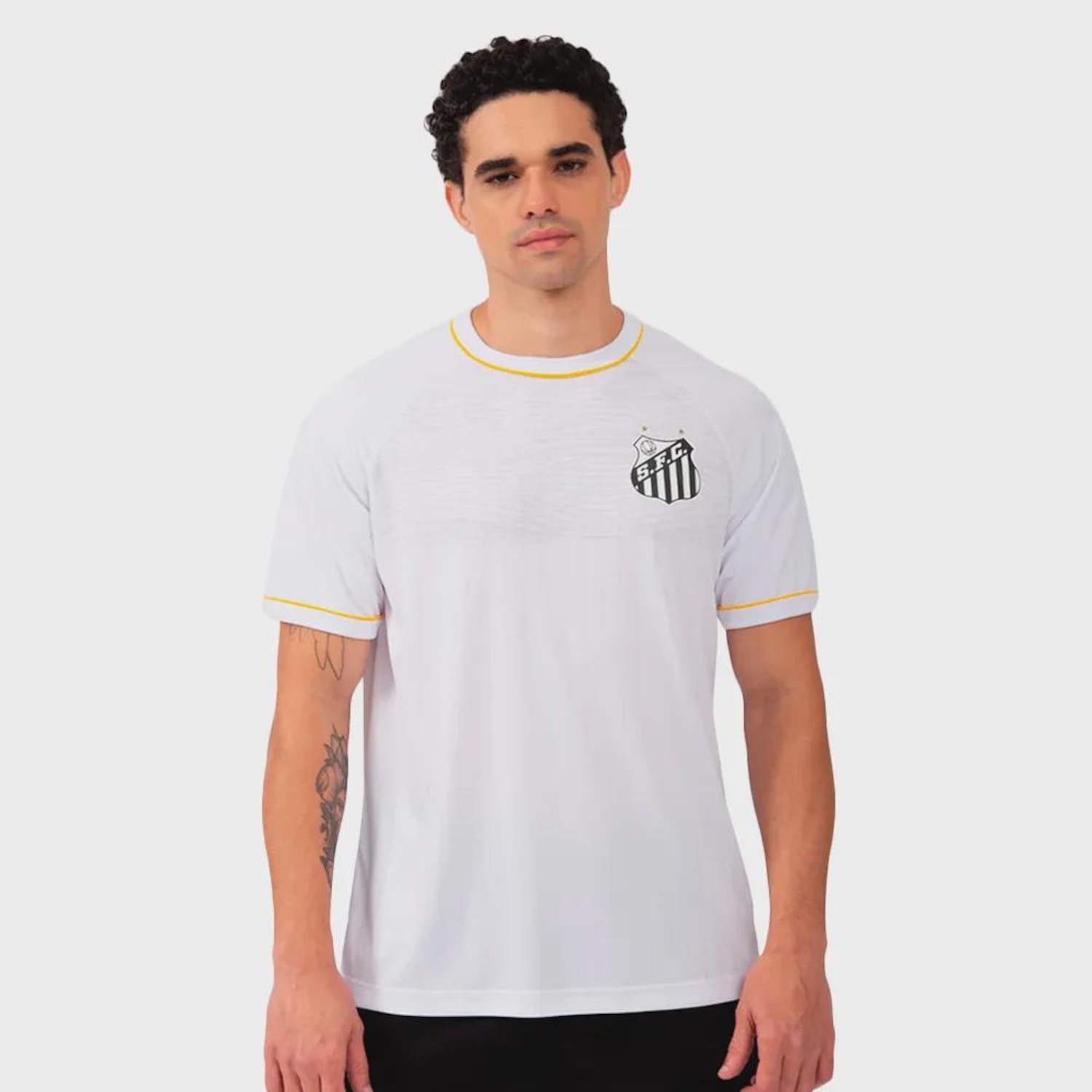Camiseta Santos Braziline Eixo Masculina - Foto 2