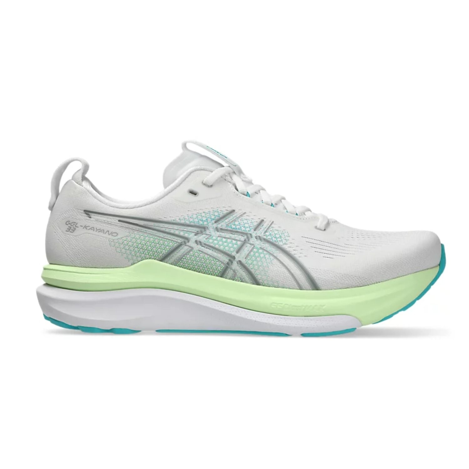 Tênis ASICS GEL-Kayano 33 Masculino Branco e Azul - Foto 1