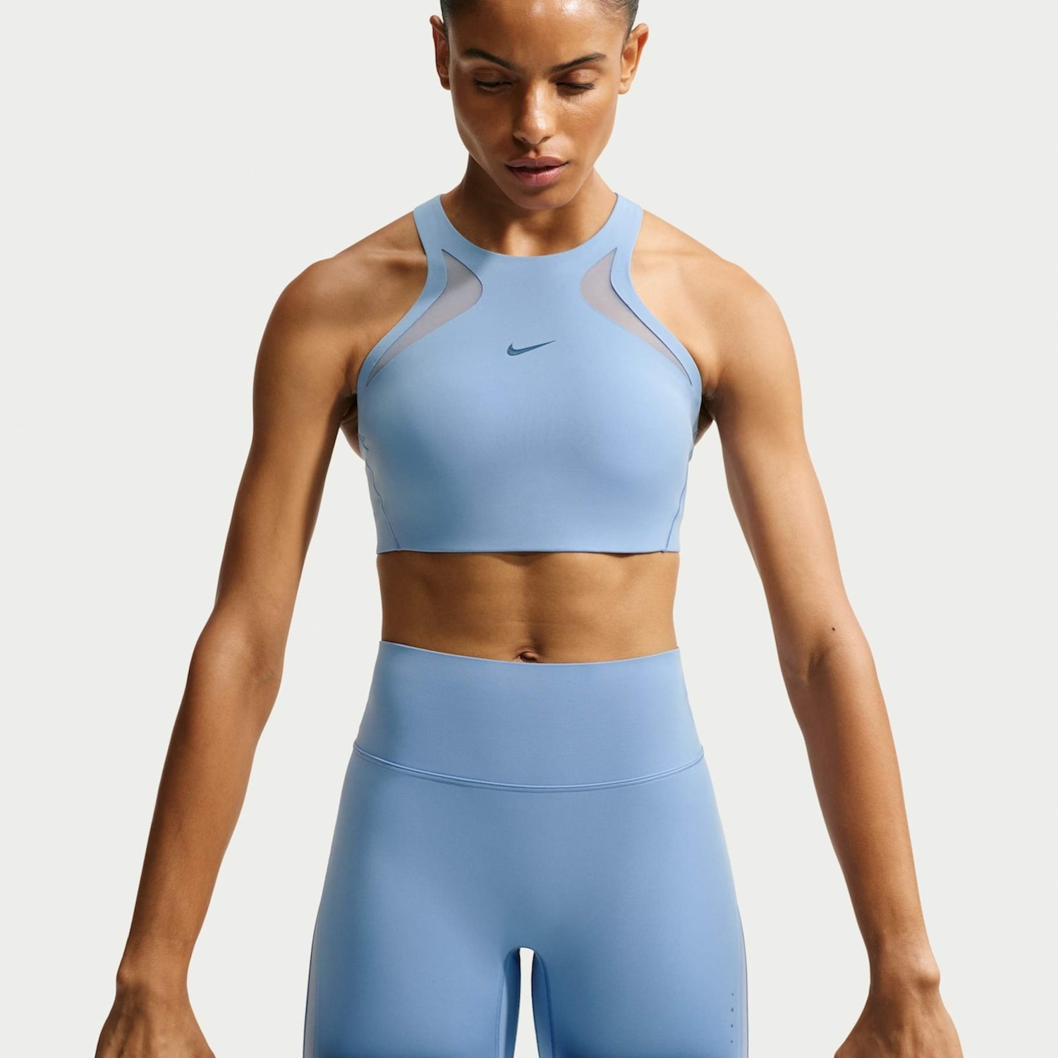 Top Dri-FIT Nike Universa Mesh Feminino - Foto 1