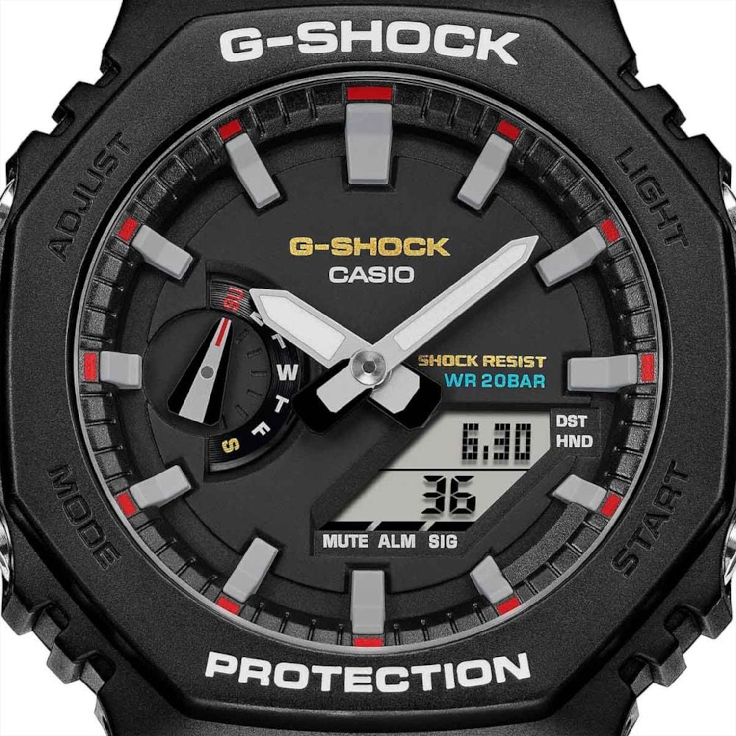 Relógio Casio G-Shock GA-2100RL-1ADR Carbon Core Guard - Foto 2