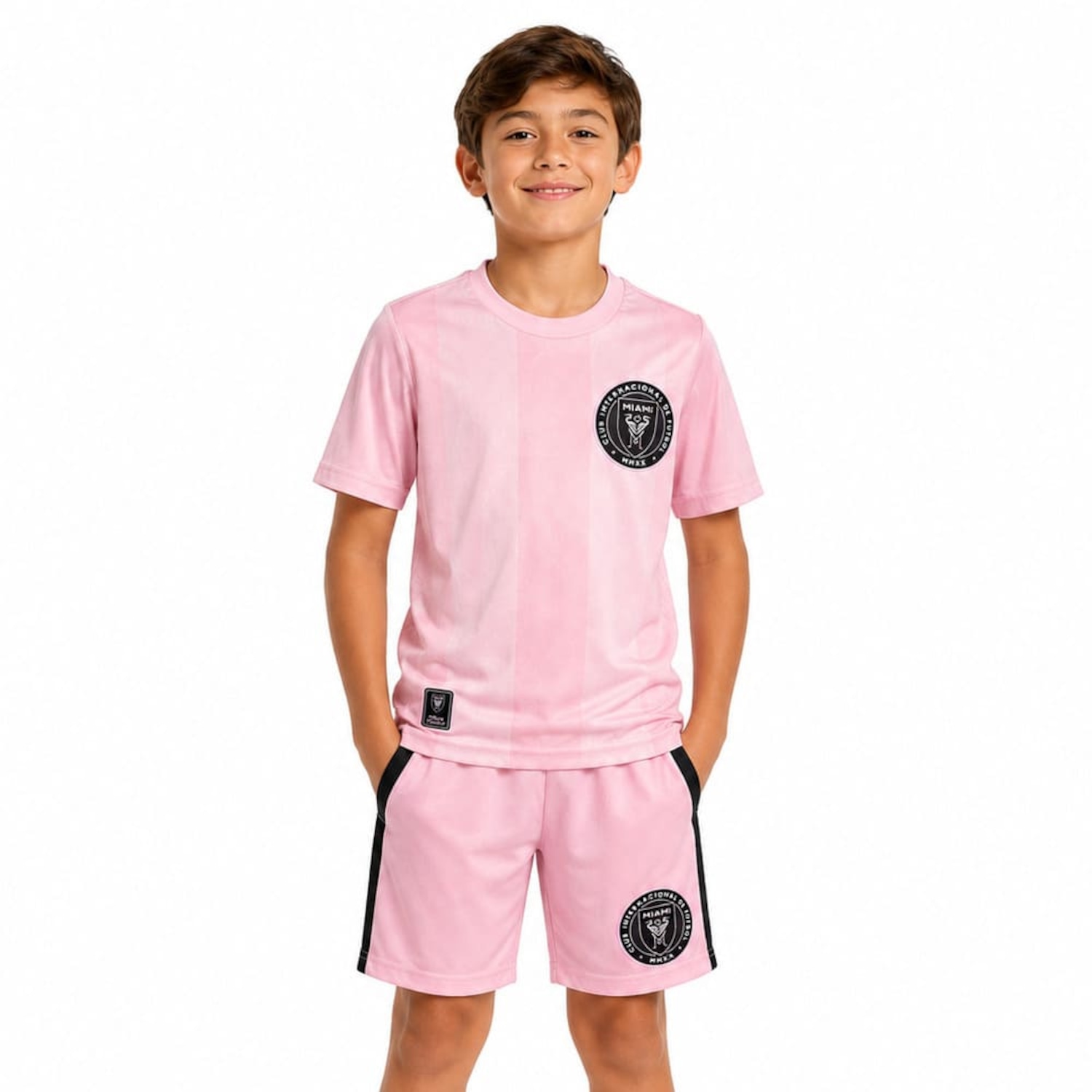 Kit Inter Miami Balboa Dry Fit - Infantil - Foto 1