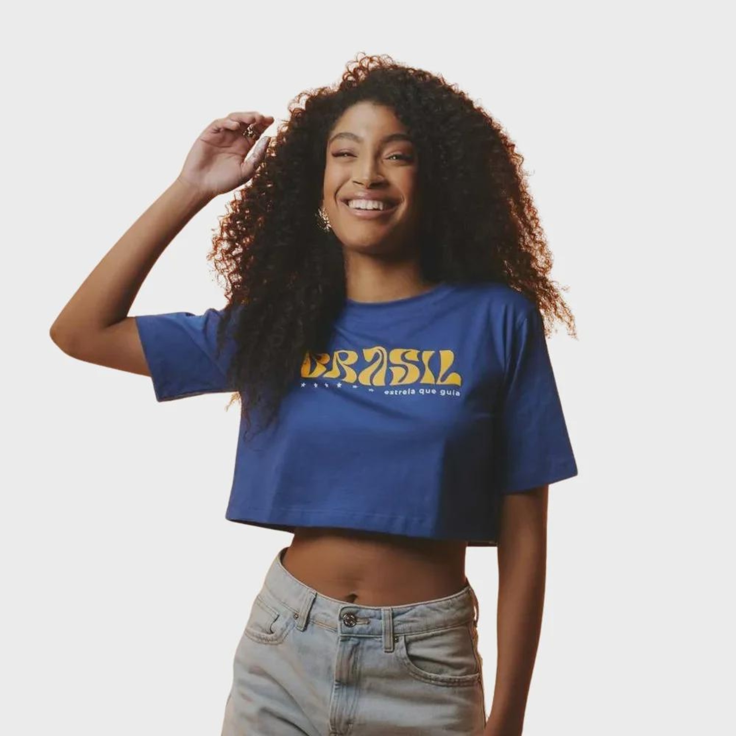Cropped Braziline Brasil - Feminino - Foto 1
