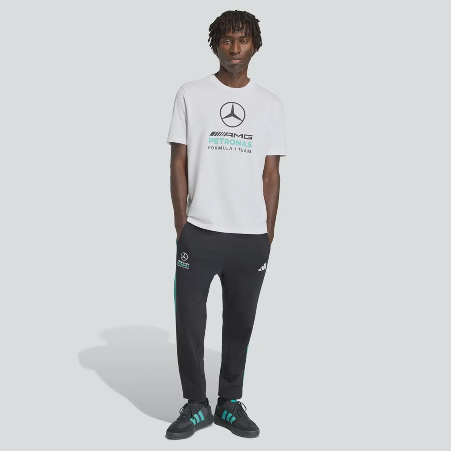 Camiseta adidas Mercedes AMG Pretonas Logo Masculina - Foto 3