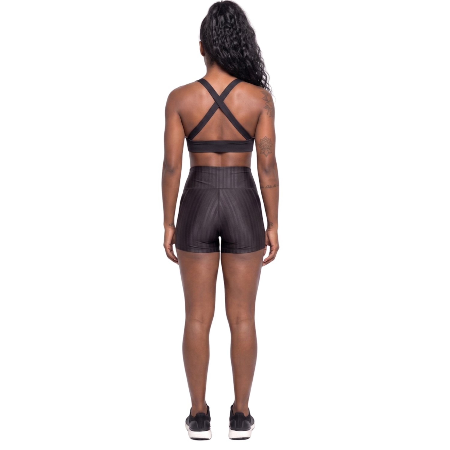 Conjunto Feminina Fitness Top Bojo e Short New Zig Vekyo Roupa De Academia Treino Musculação - Foto 2