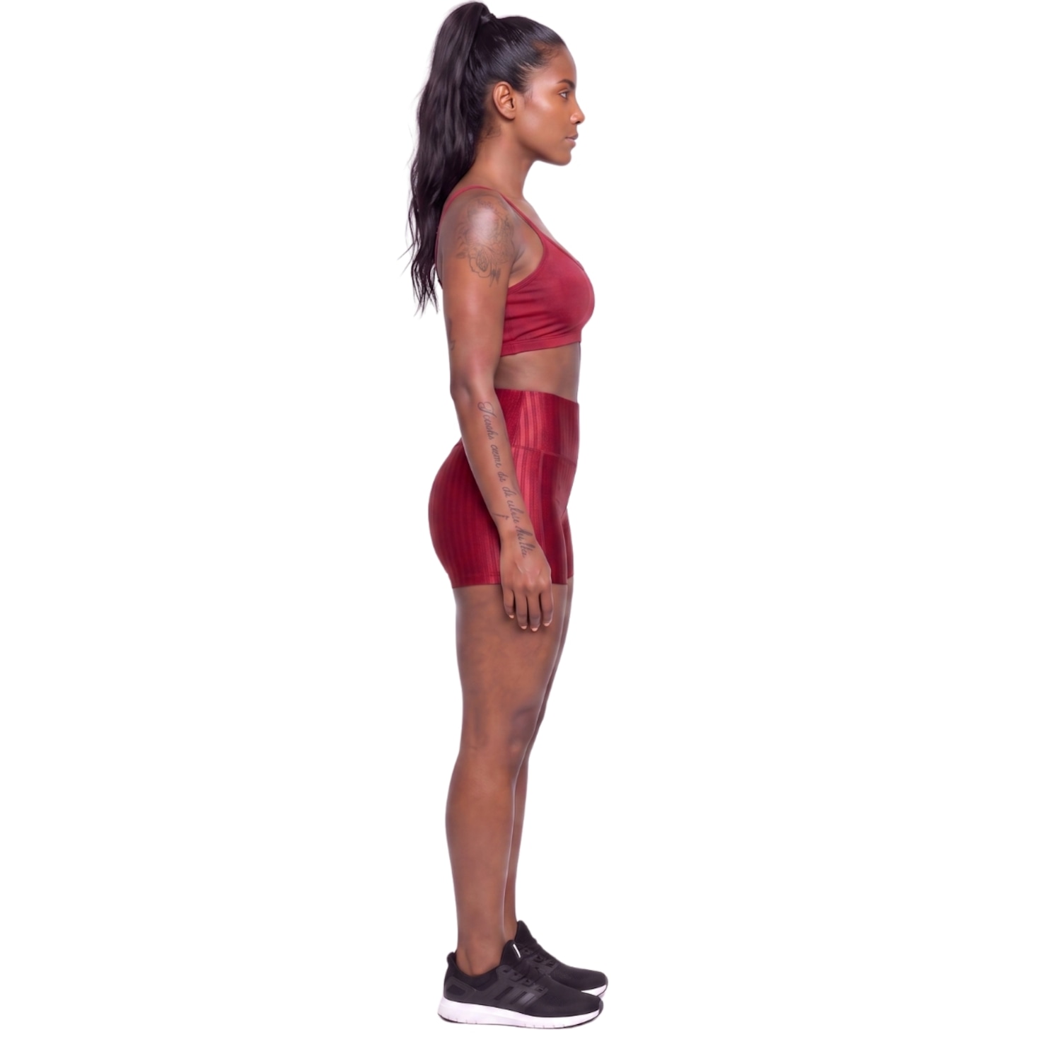 Conjunto Feminina Fitness Top Alça Fina e Short New Zig Vekyo Roupa De Academia Treino Musculação - Foto 2