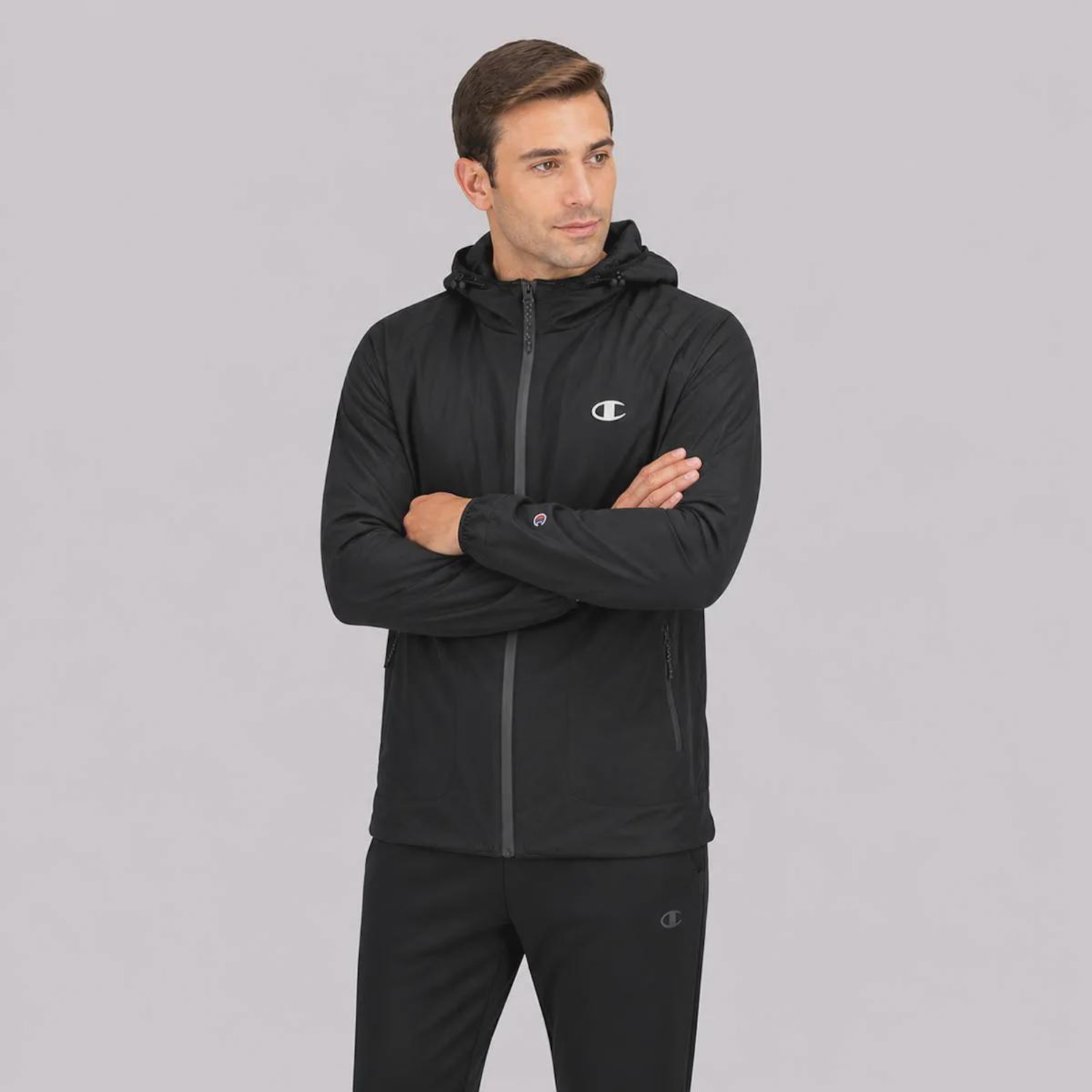 Jaqueta Champion Tech Logo Masculina - Foto 2