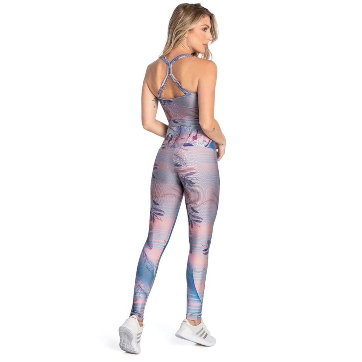 Calça Legging Trinys Trilobal Fit Estampada Feminina - Foto 4
