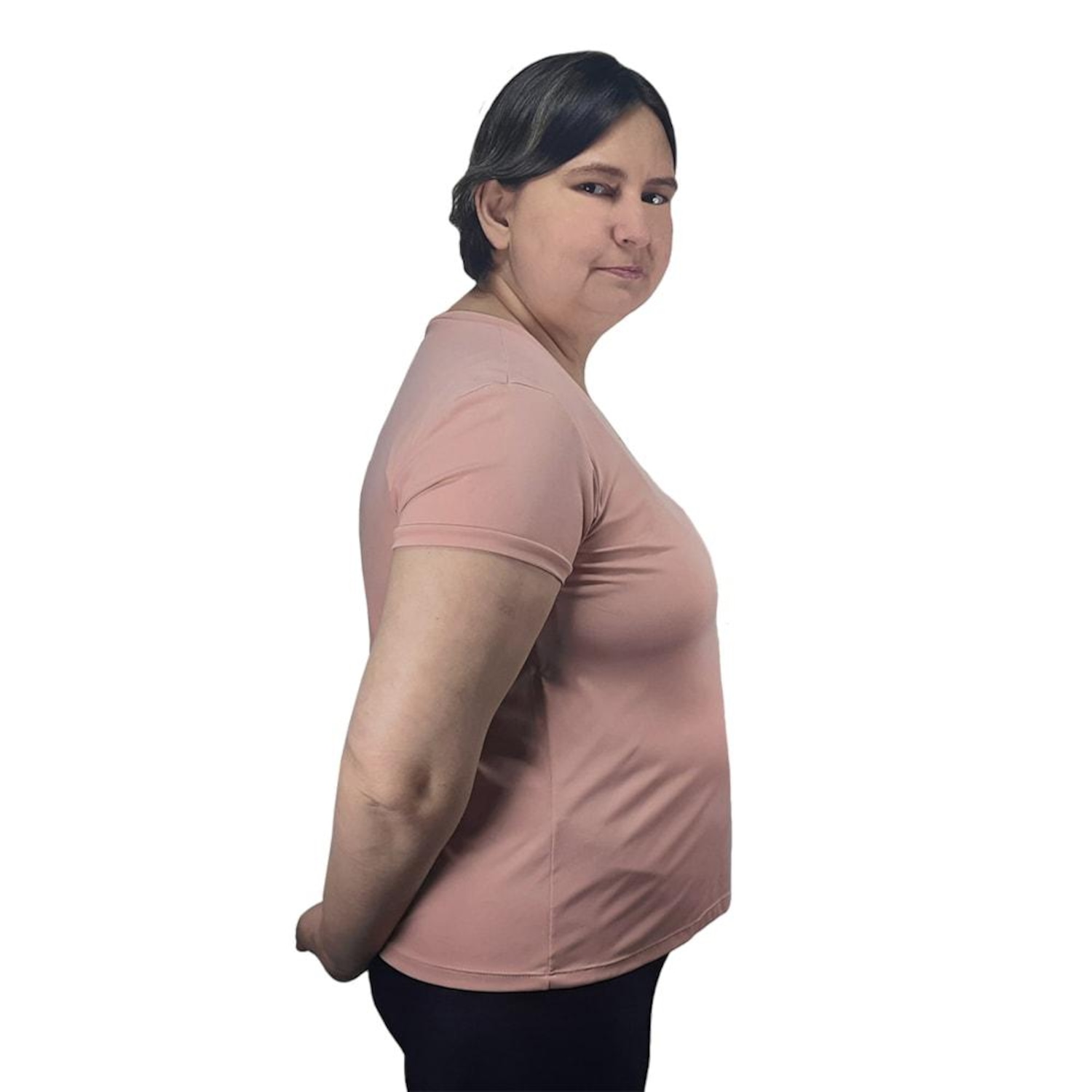 Camiseta Trinys Básica Plus Size Feminina - Foto 3