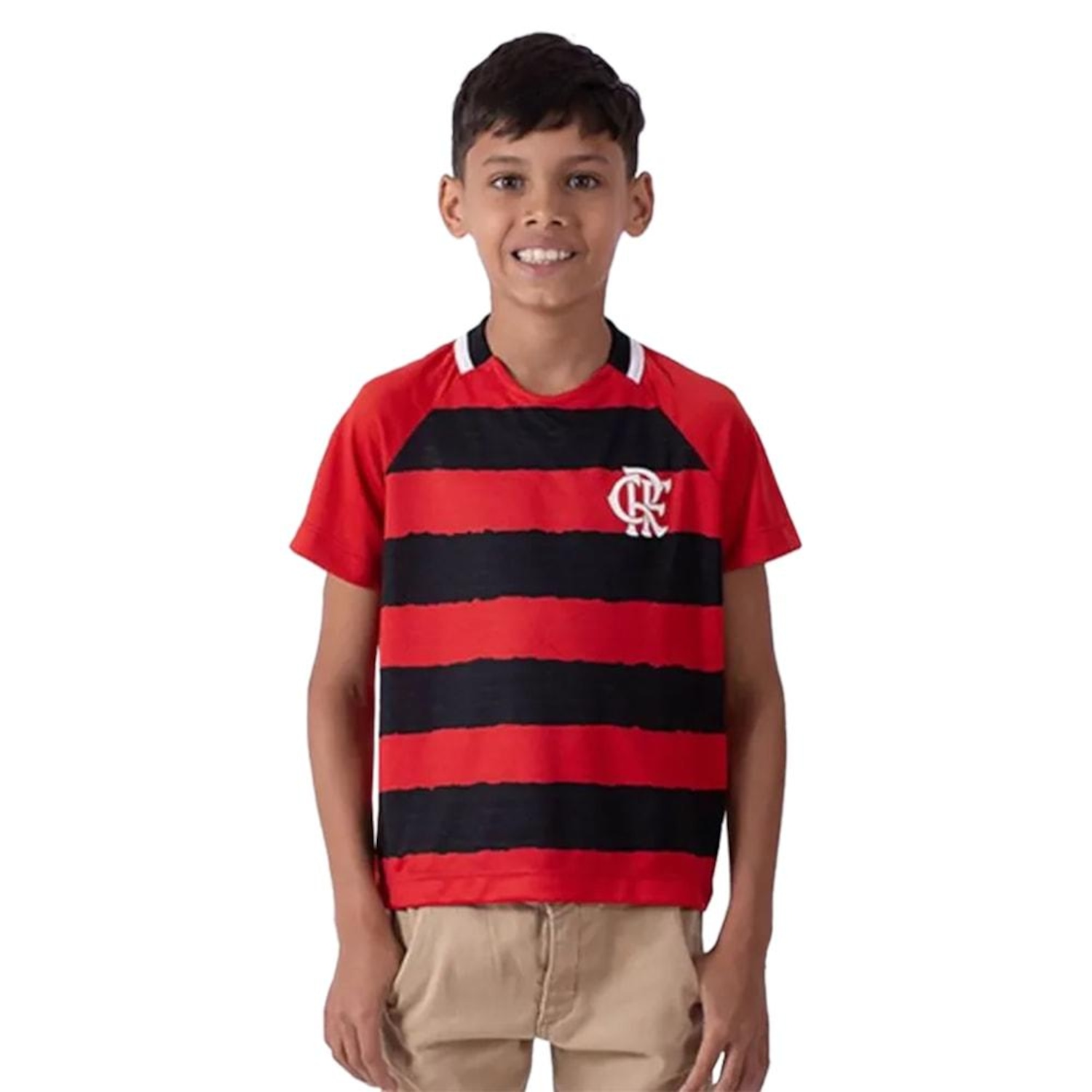 Camisa Flamengo Manto Braziline Infantil (06 ao 14) - Foto 1
