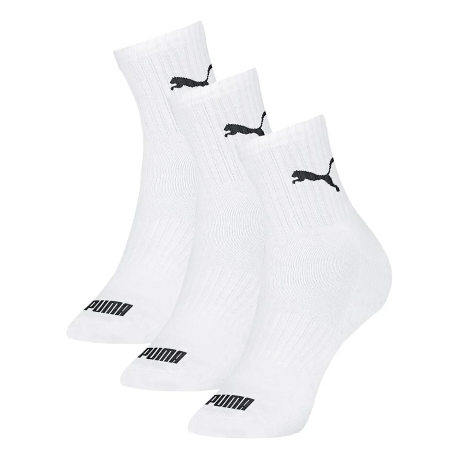 Kit Meia Puma Esportiva Cano Médio - Foto 1