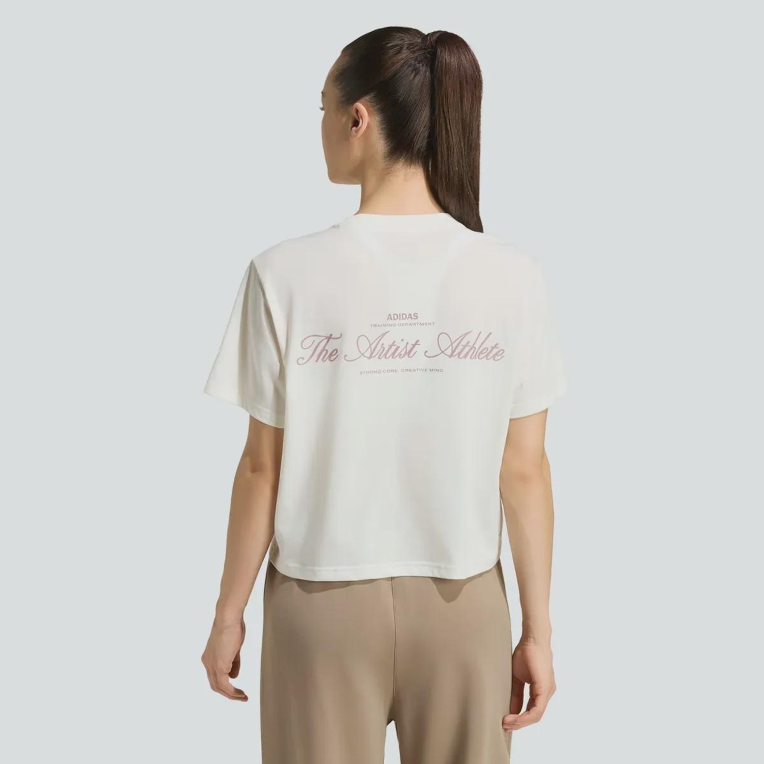 Blusa Cropped adidas Gráfica Motion Feminina - Foto 2