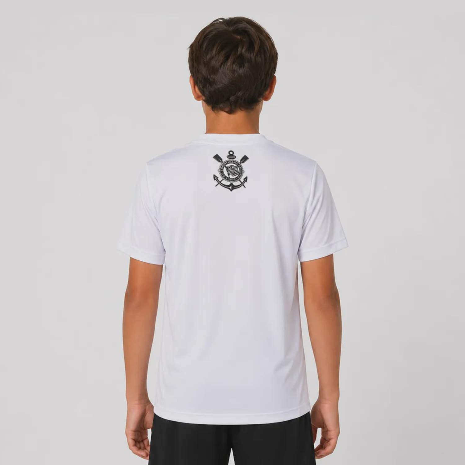 Camisa do Corinthians Escudo Black Infantil - Foto 4