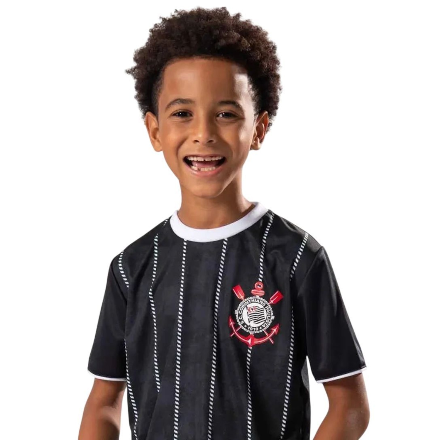 Camiseta do Corinthians Braziline Infantil - Foto 3