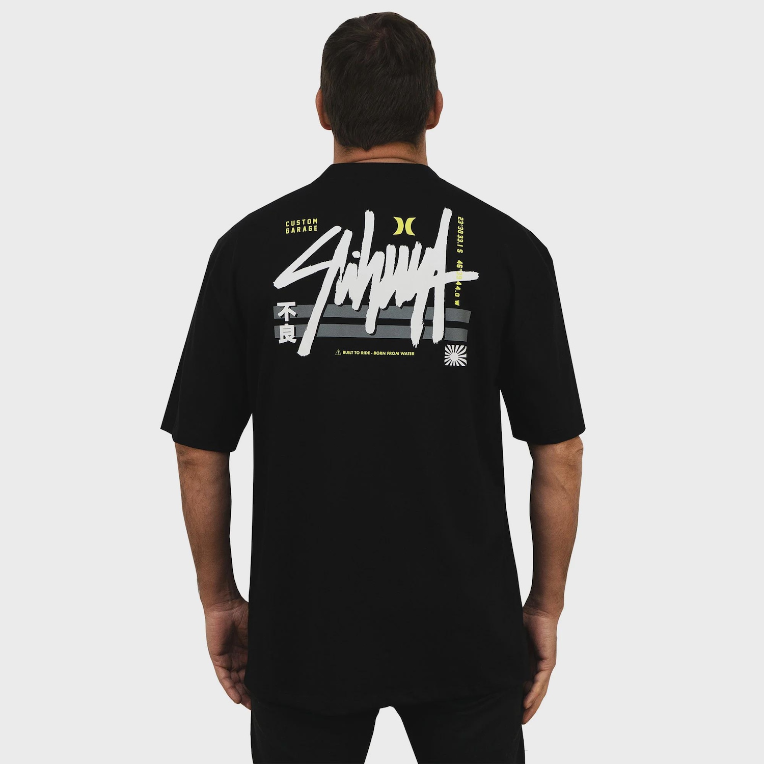 Camiseta Max Fit Hurley x Shibuya Signature Block Party - Masculina - Foto 2