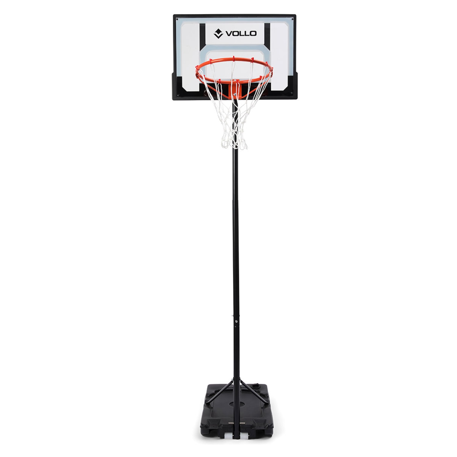 Tabela de Basquete Portátil Ajustável até 2,10m Aro 38cm Vollo - Foto 1