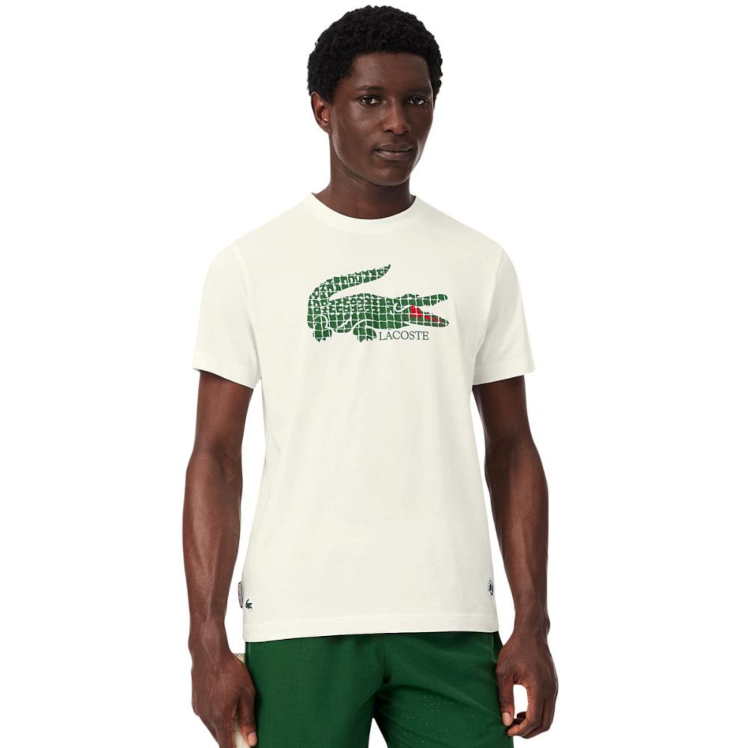 Camiseta Masculino Lacoste Roland Garros - Foto 1