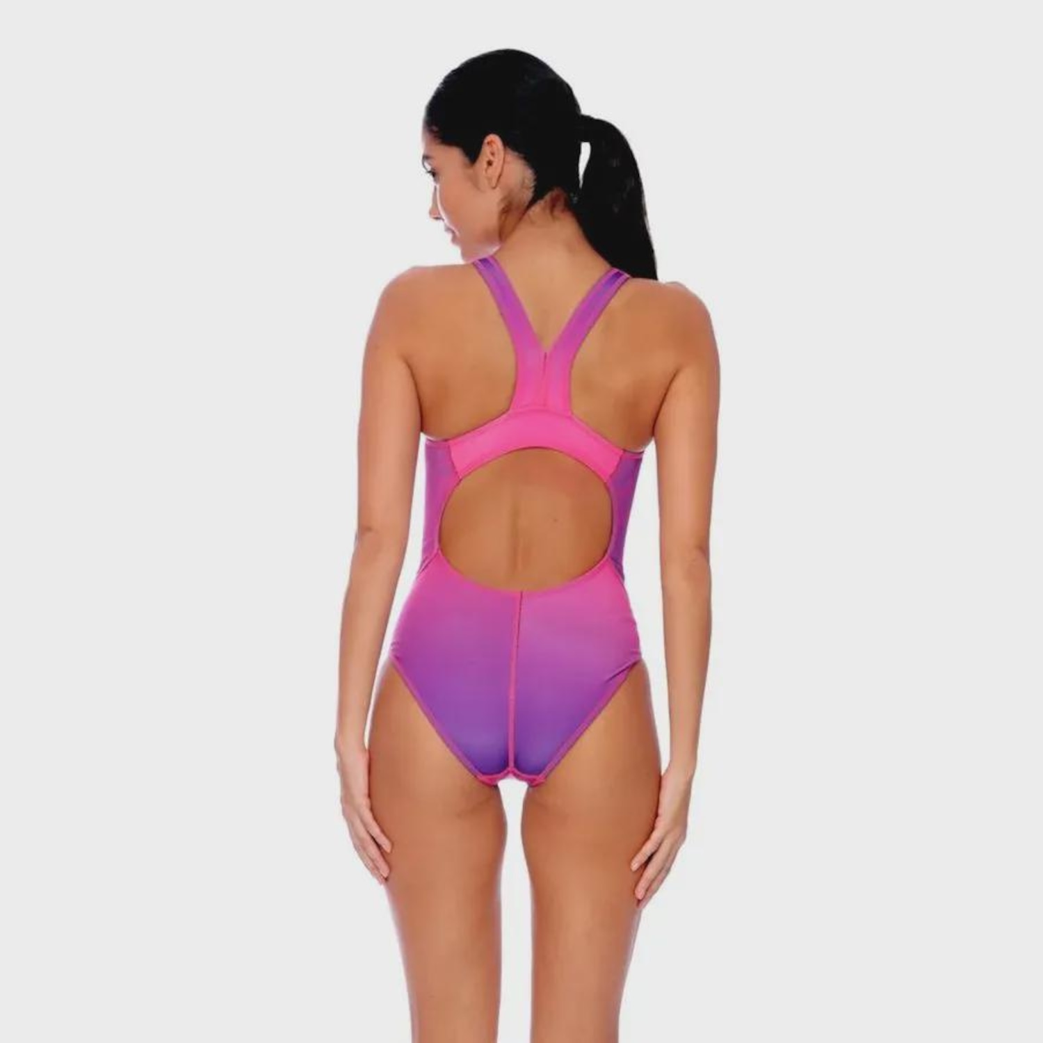 Maiô Feminino Speedo Alça Larga Net - Foto 2