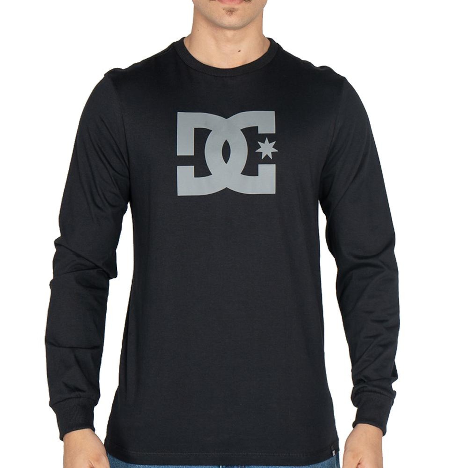 Camiseta Manga Longa Dc Shoes Dc Star Masculina - Foto 1