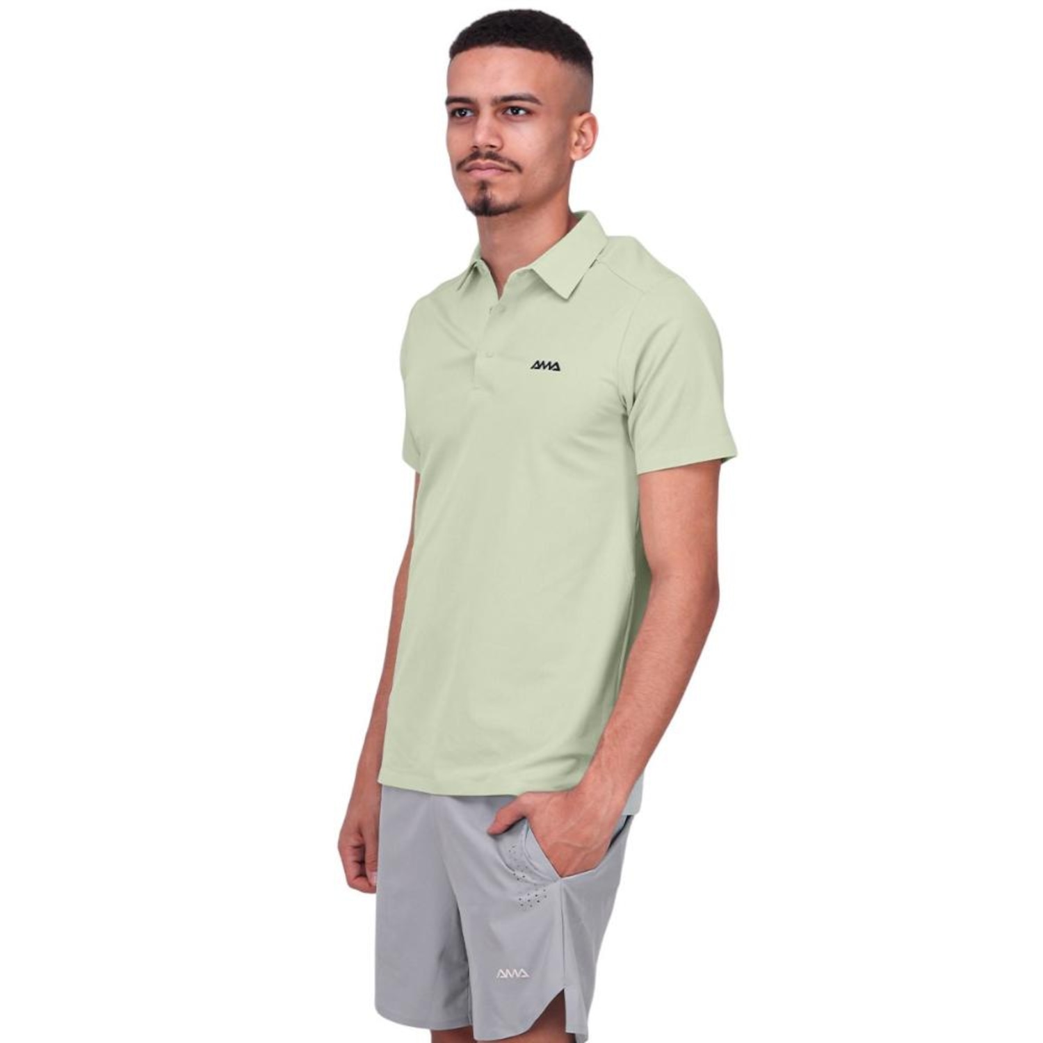 Camisa Polo Ama Sport Style Masculina - Foto 1