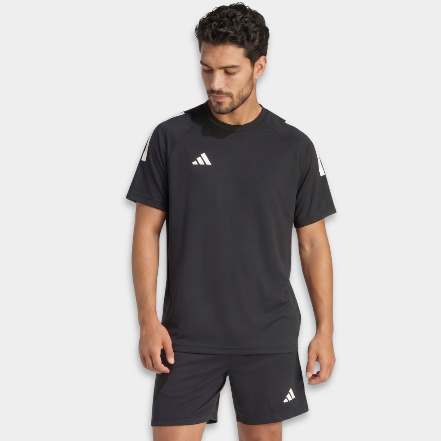 Camiseta adidas Sereno 3 Barras -Masculina - Foto 3