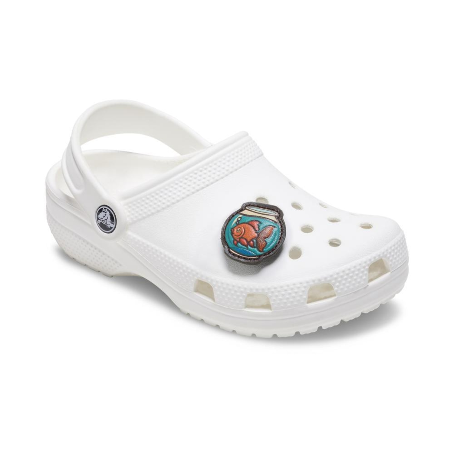 Jibbitz™ Crocs Peixe Dourado No Aquário Único - Unissex - Foto 3
