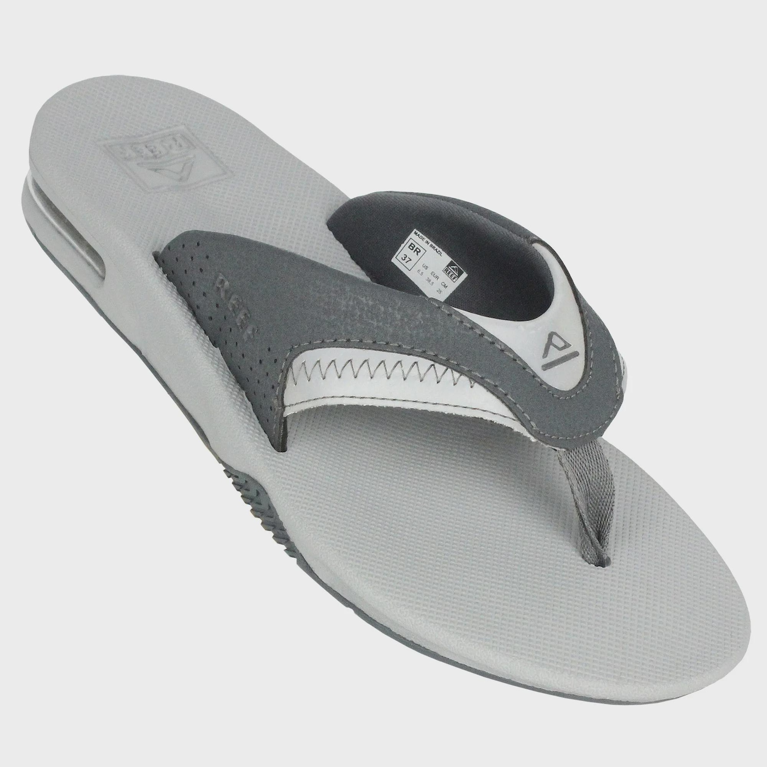Chinelo Reef Mick Fanning Gray Reflective - Masculino - Foto 2