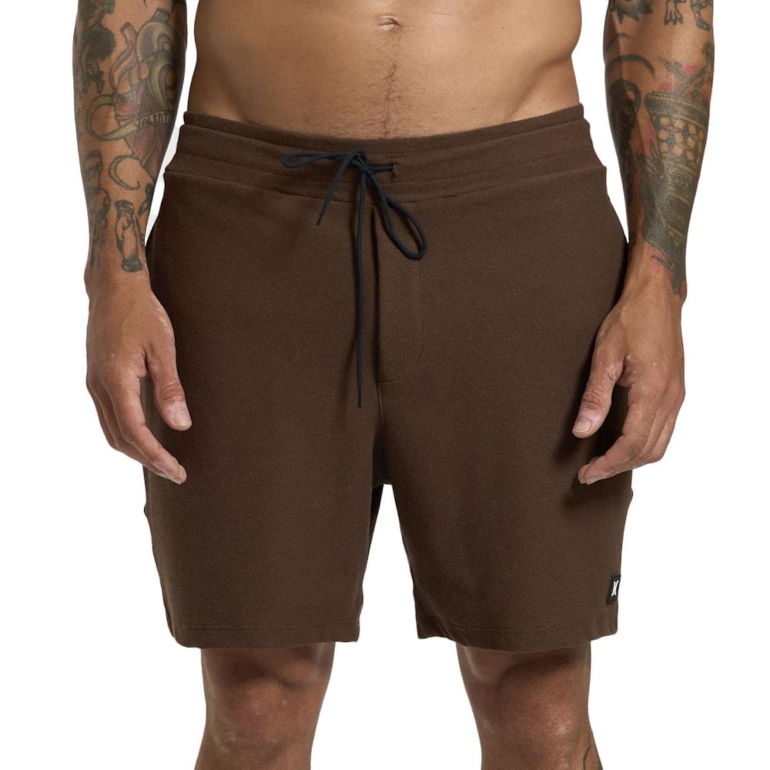 Bermuda de Moletom Hurley Diagonal Masculina - Foto 3