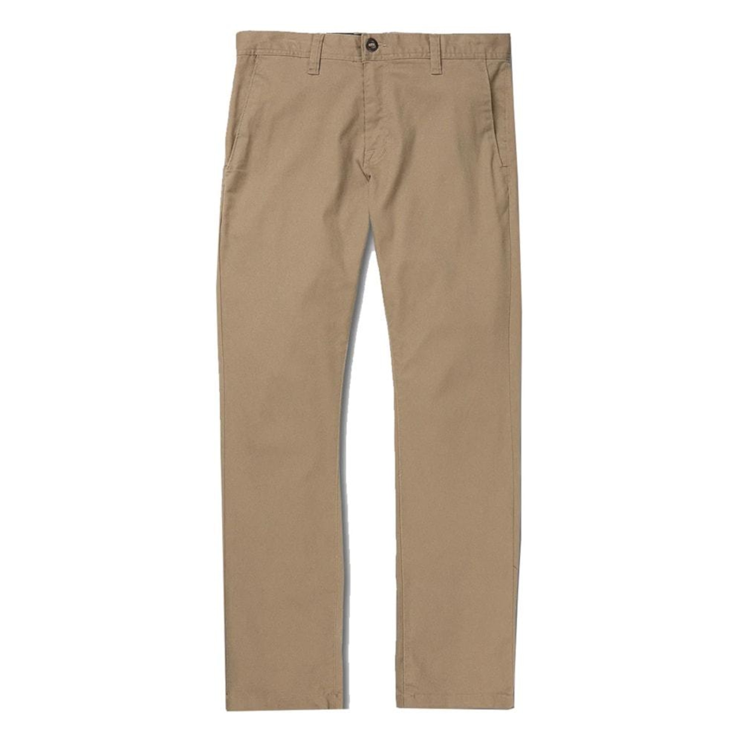 Calça Volcom Frickin Modern Stretch Khaki Masculina - Foto 1