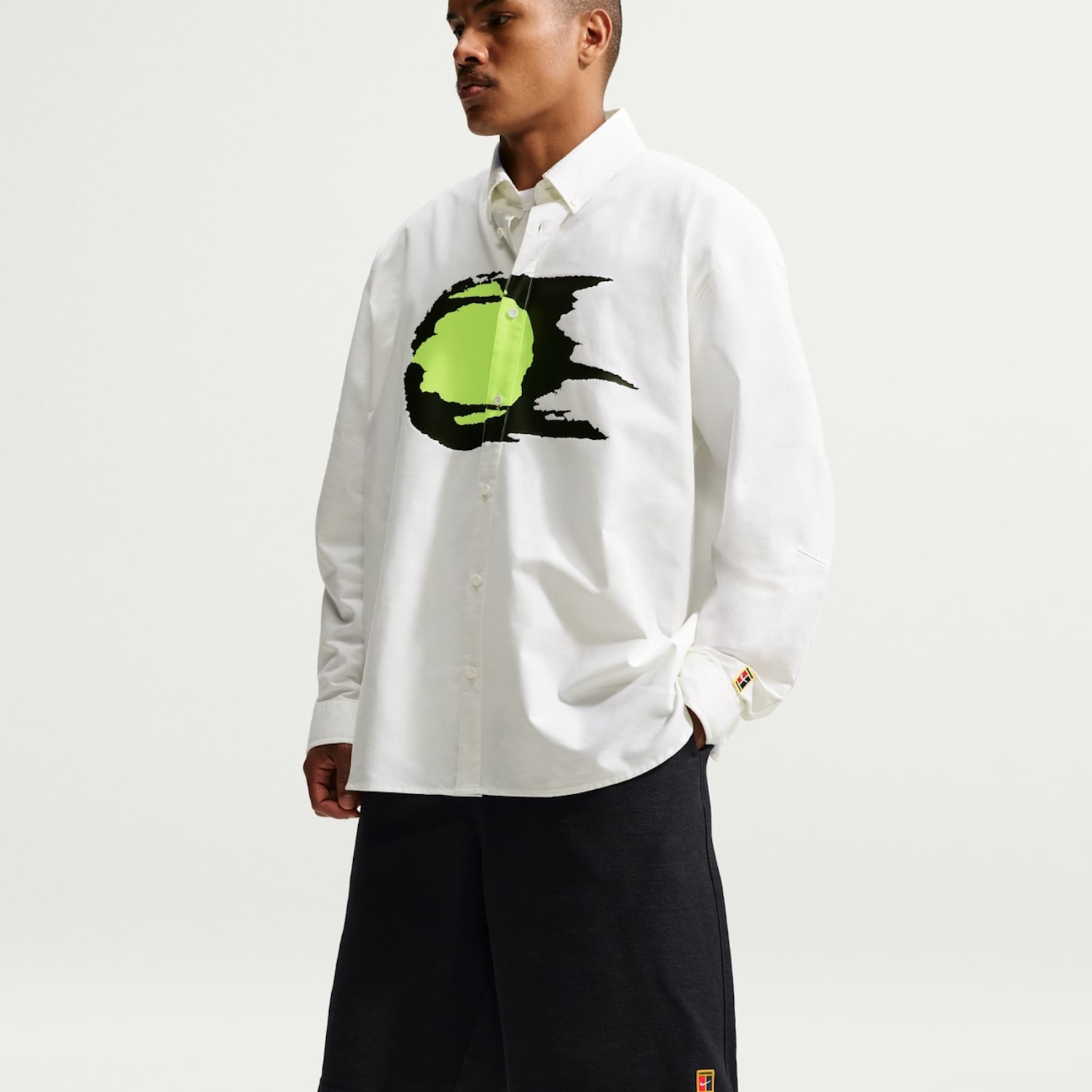 Bermuda Nike Club Rules Fleece Masculino - Foto 4