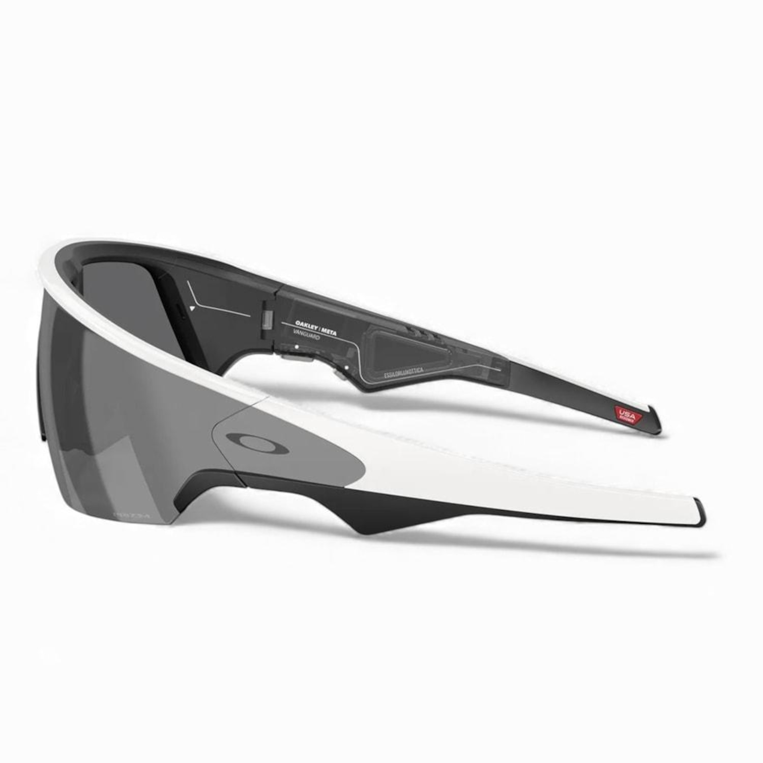 Óculos de Sol Oakley Unissex Meta Vanguard Eletronic Spectacles Prizm - Foto 3