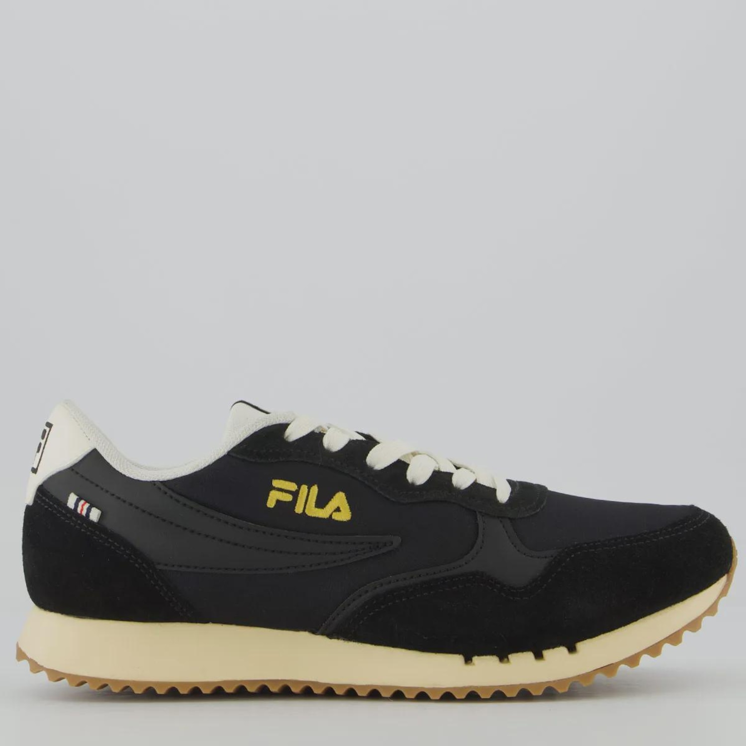 Tênis Masculino Fila Euro Jogger Vintage - Foto 1