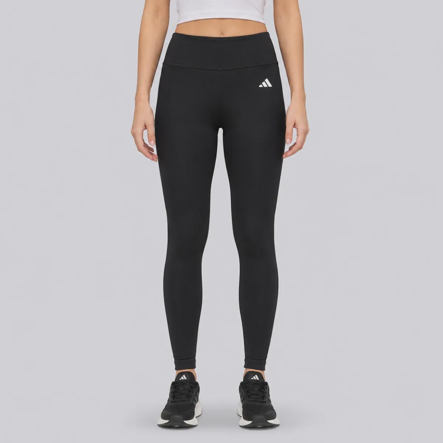 Calça Legging adidas Optime Basic Feminina - Foto 1