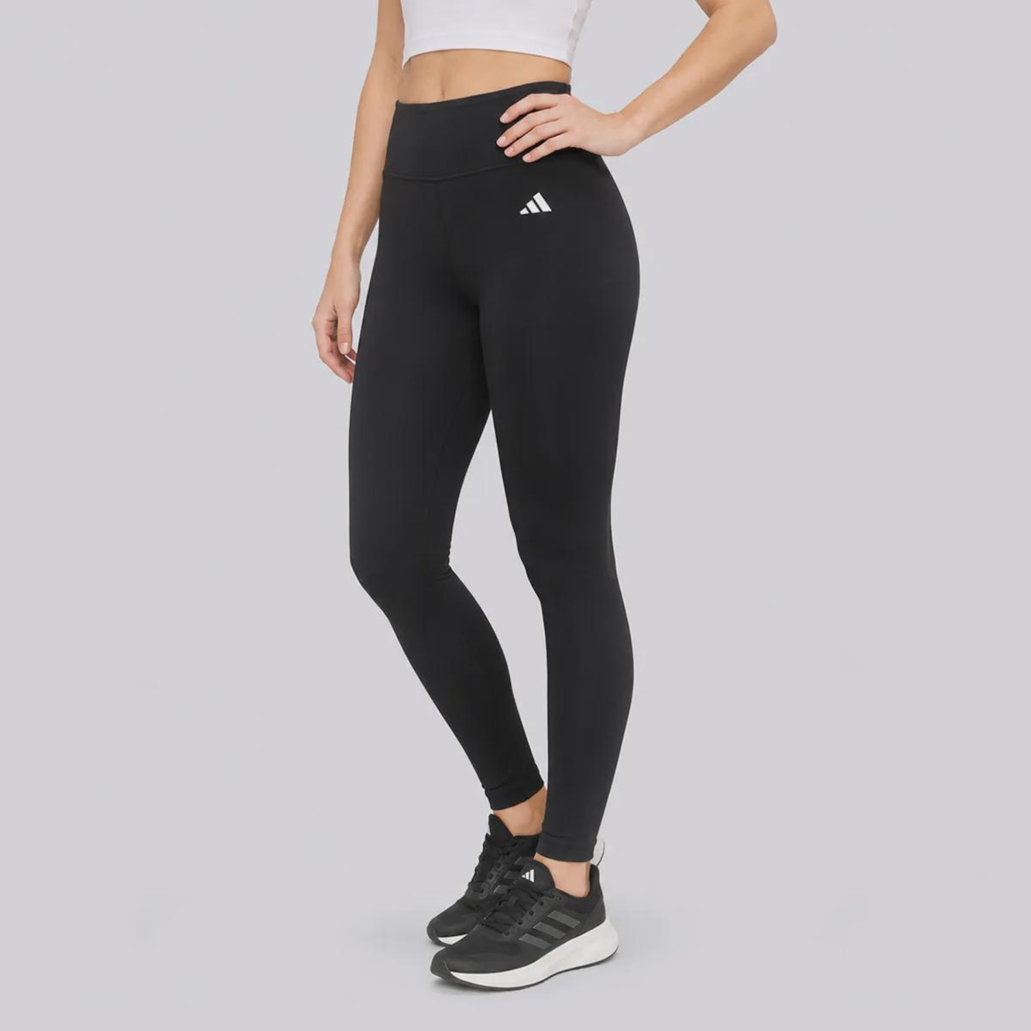 Calça Legging adidas Optime Basic Feminina - Foto 2