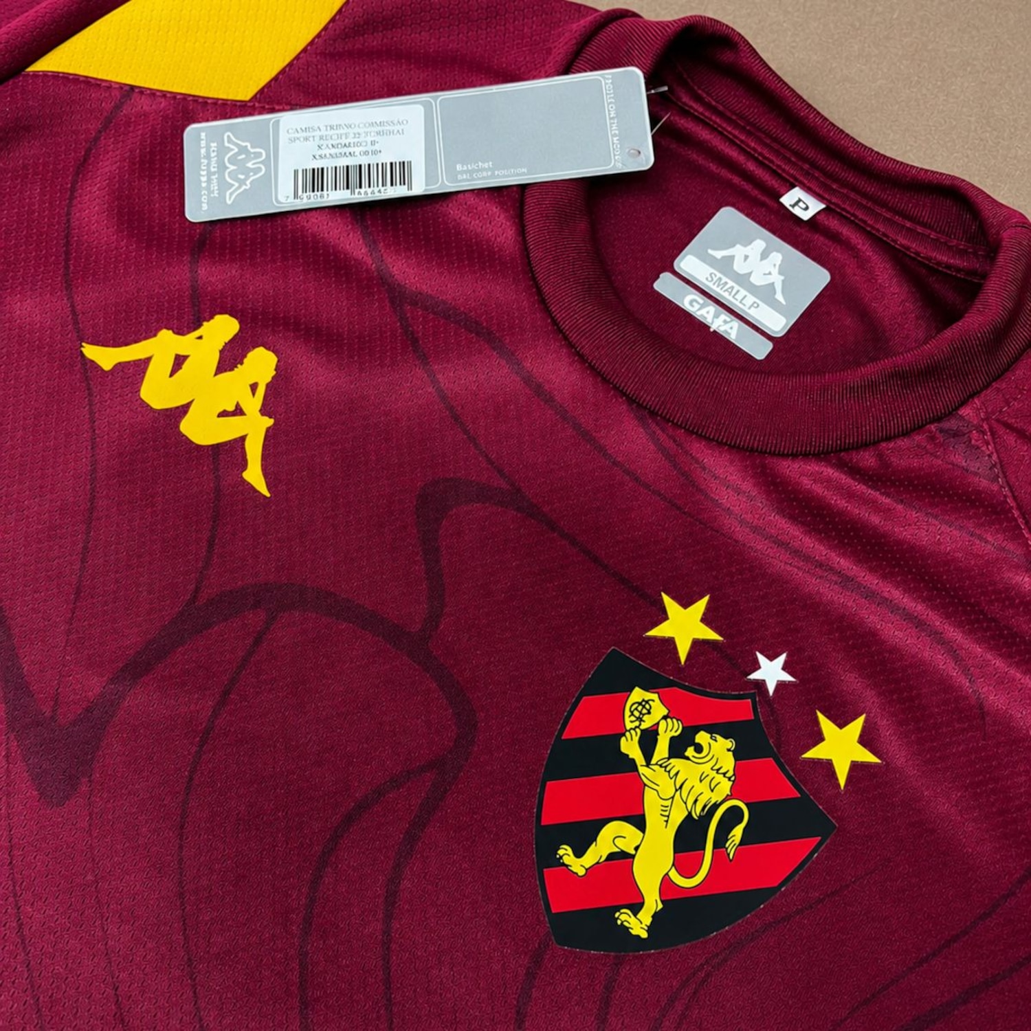 Camisa do Sport Recife 26/27 Treino Comissão Kappa Masculina - Foto 3