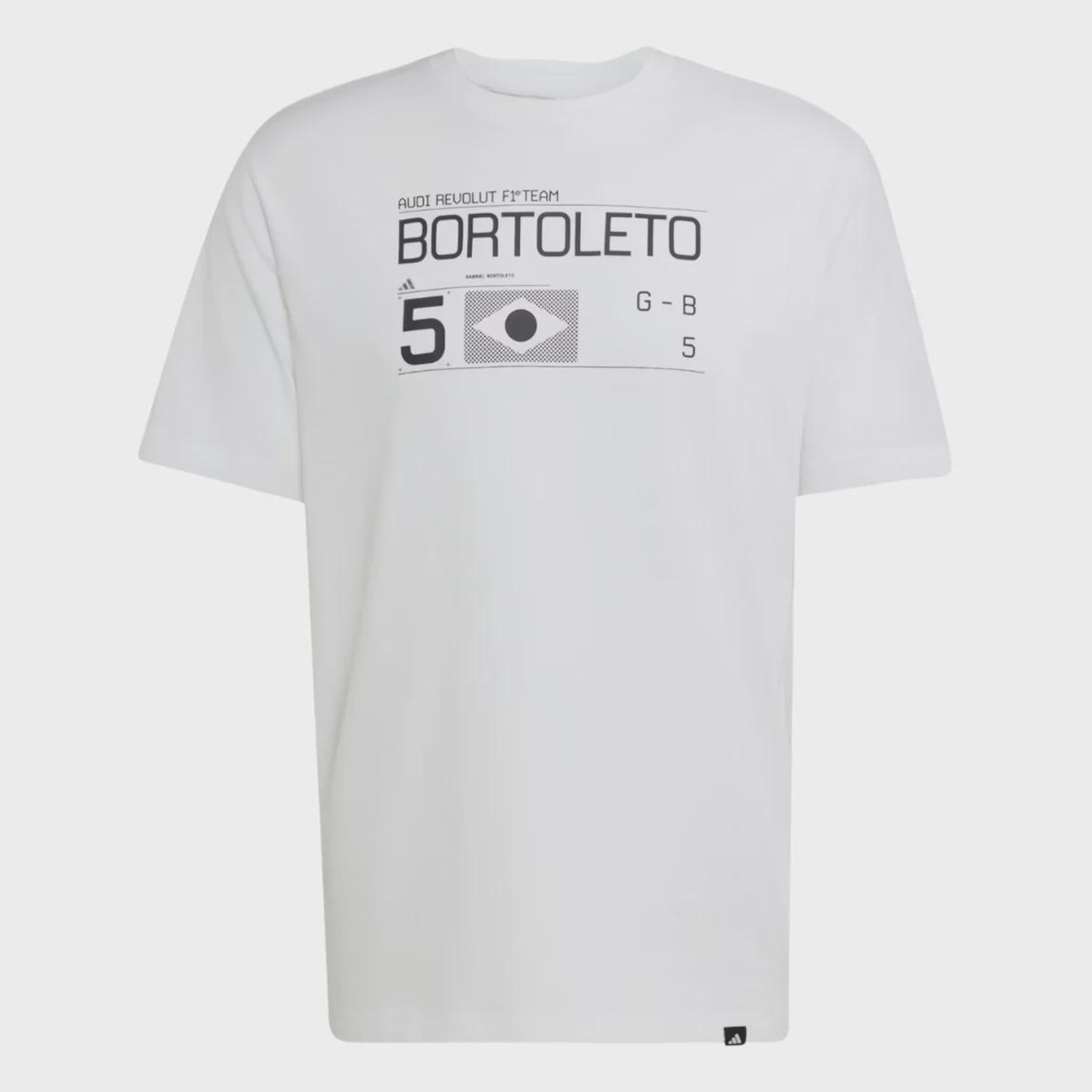 Camiseta adidas Audi Revolut Gabriel Bortoleto Masculina - Foto 1
