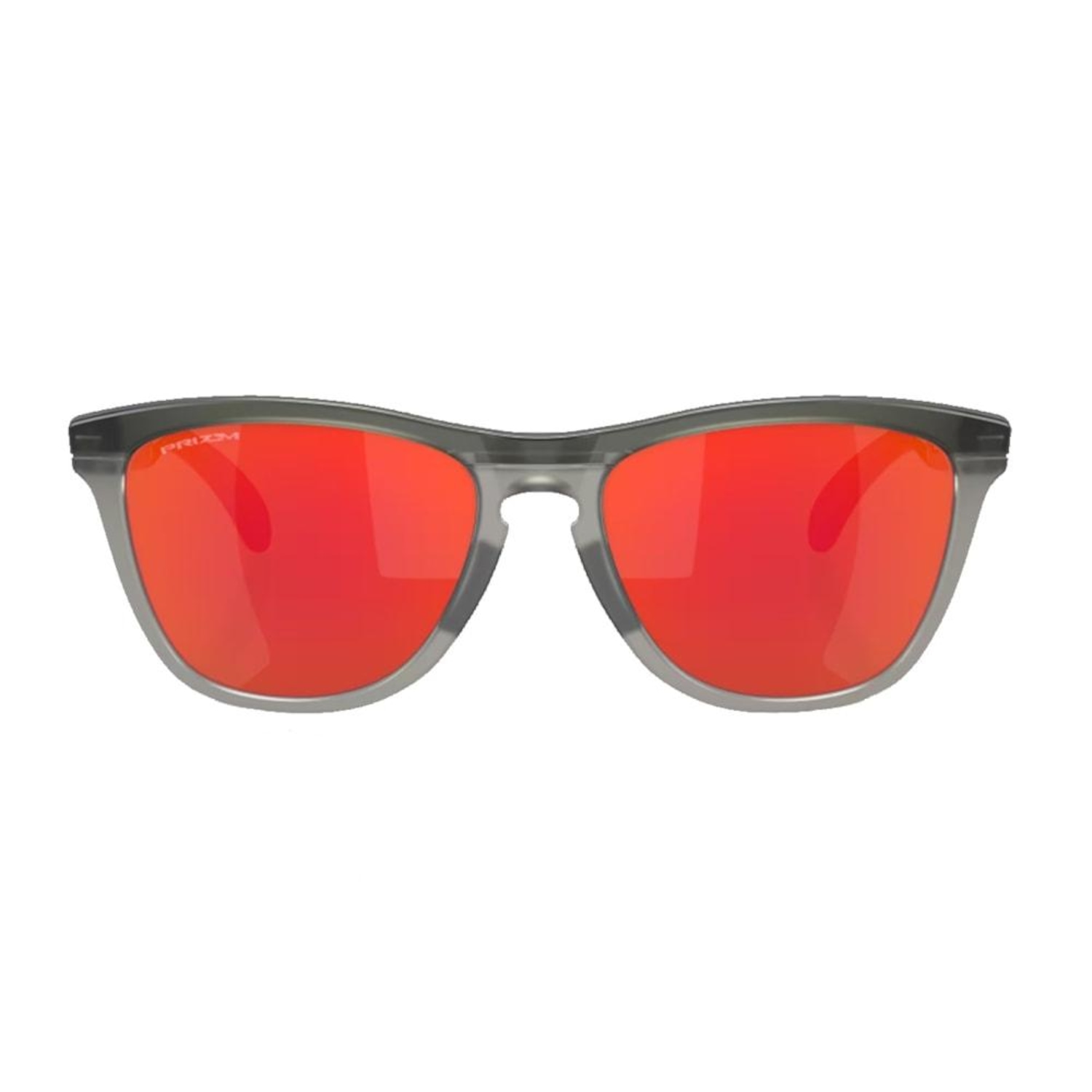 Óculos Oakley Frogskins Range Matte Grey Smoke Prizm Ruby - Foto 2
