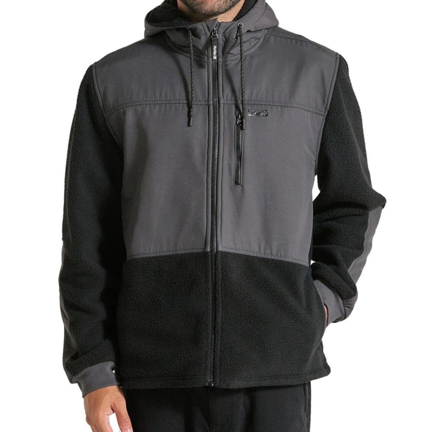 Jaqueta Sherpa Hurley Timberland Burrito Masculina - Foto 1