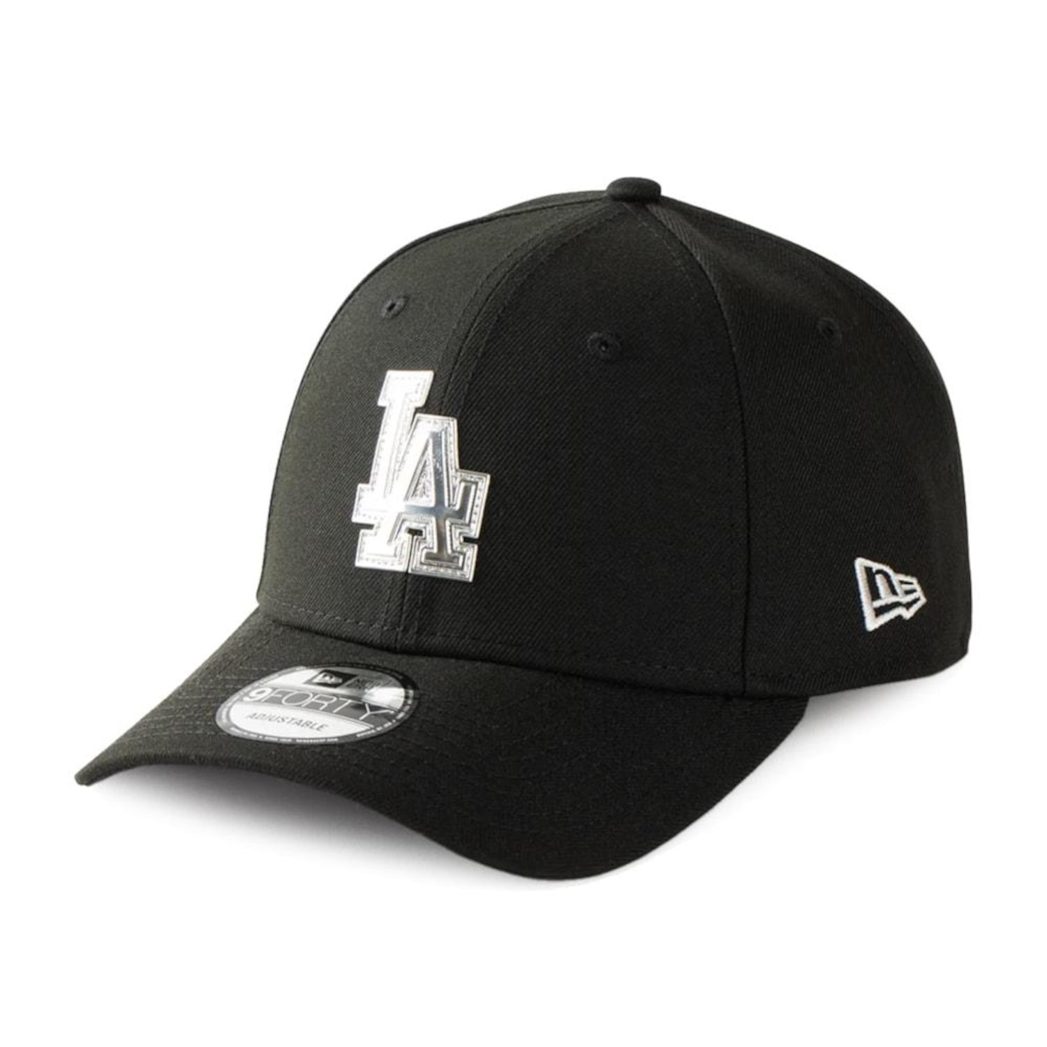 Boné New Era MLB 9Forty Los Angeles Dodgers Liquid Metal - Foto 1
