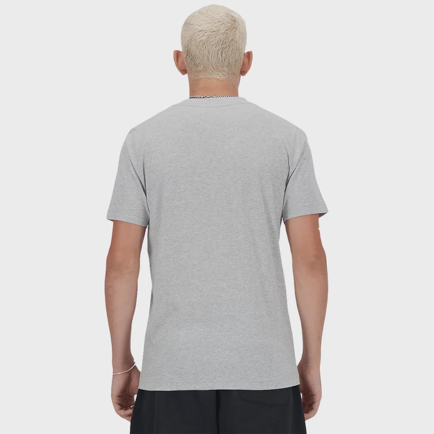 Camiseta New Balance Essentials Grey - Masculina - Foto 3