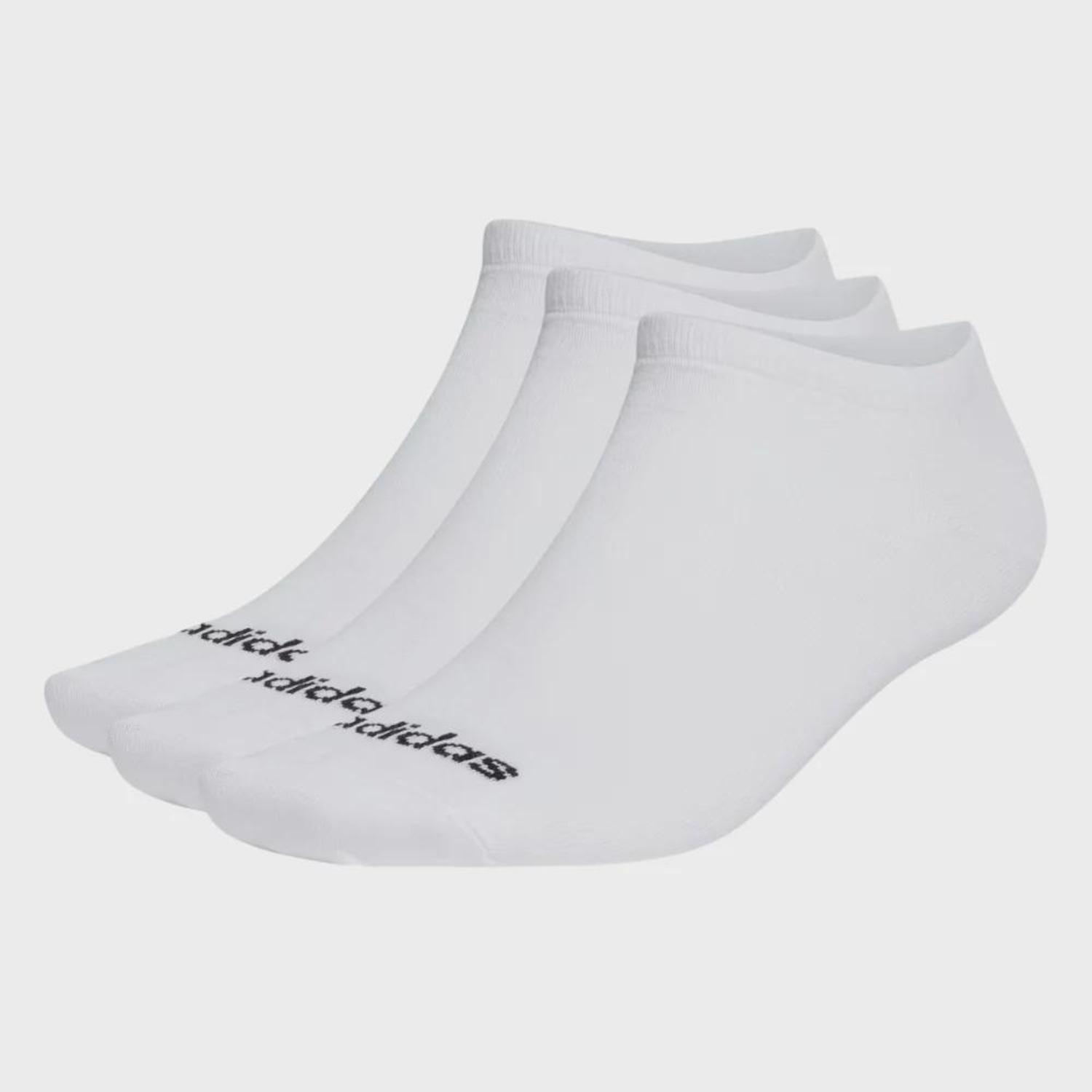 Kit 3 Pares de Meia Cano Baixo adidas Lineares - Masculino - Foto 3