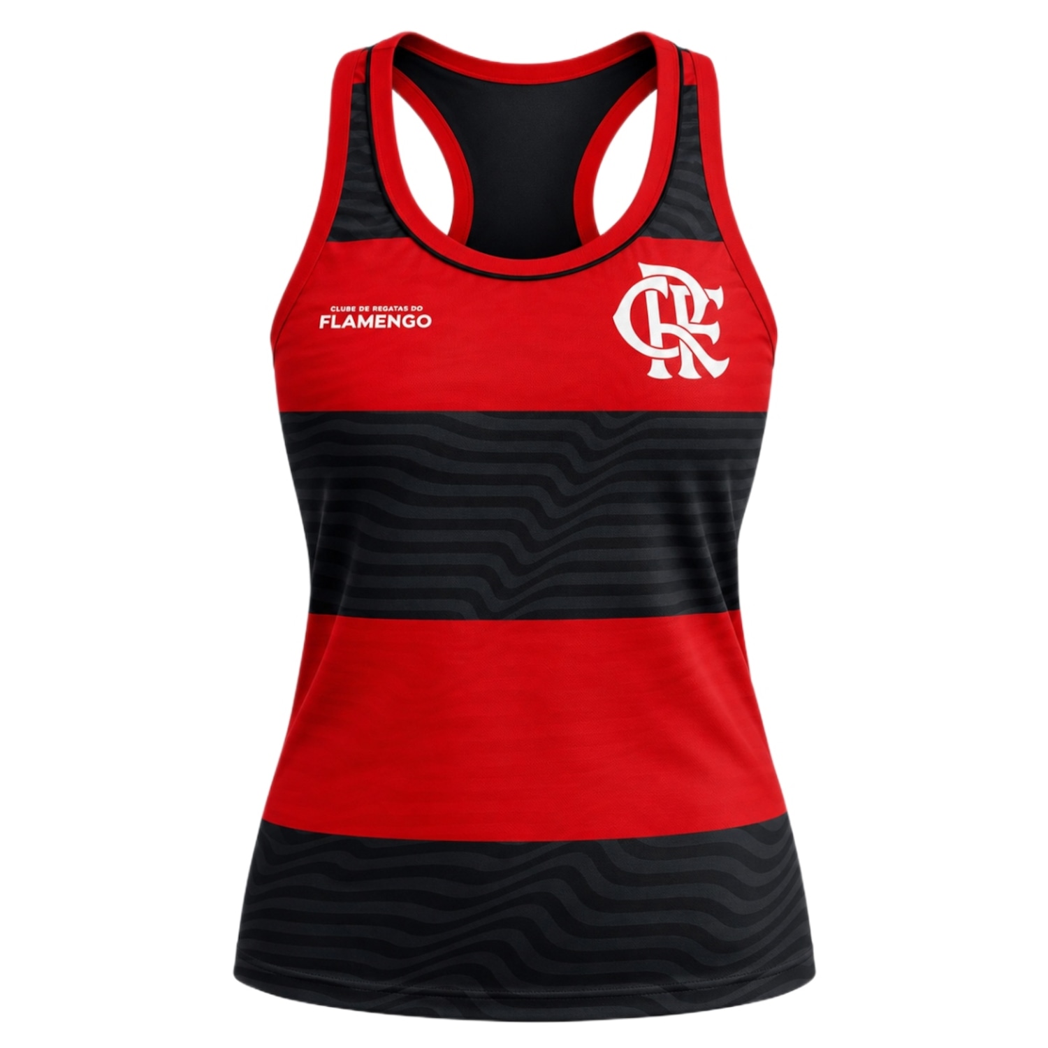 Camiseta Regata do Flamengo Presença Rubro Negro Braziline - Feminina - Foto 1